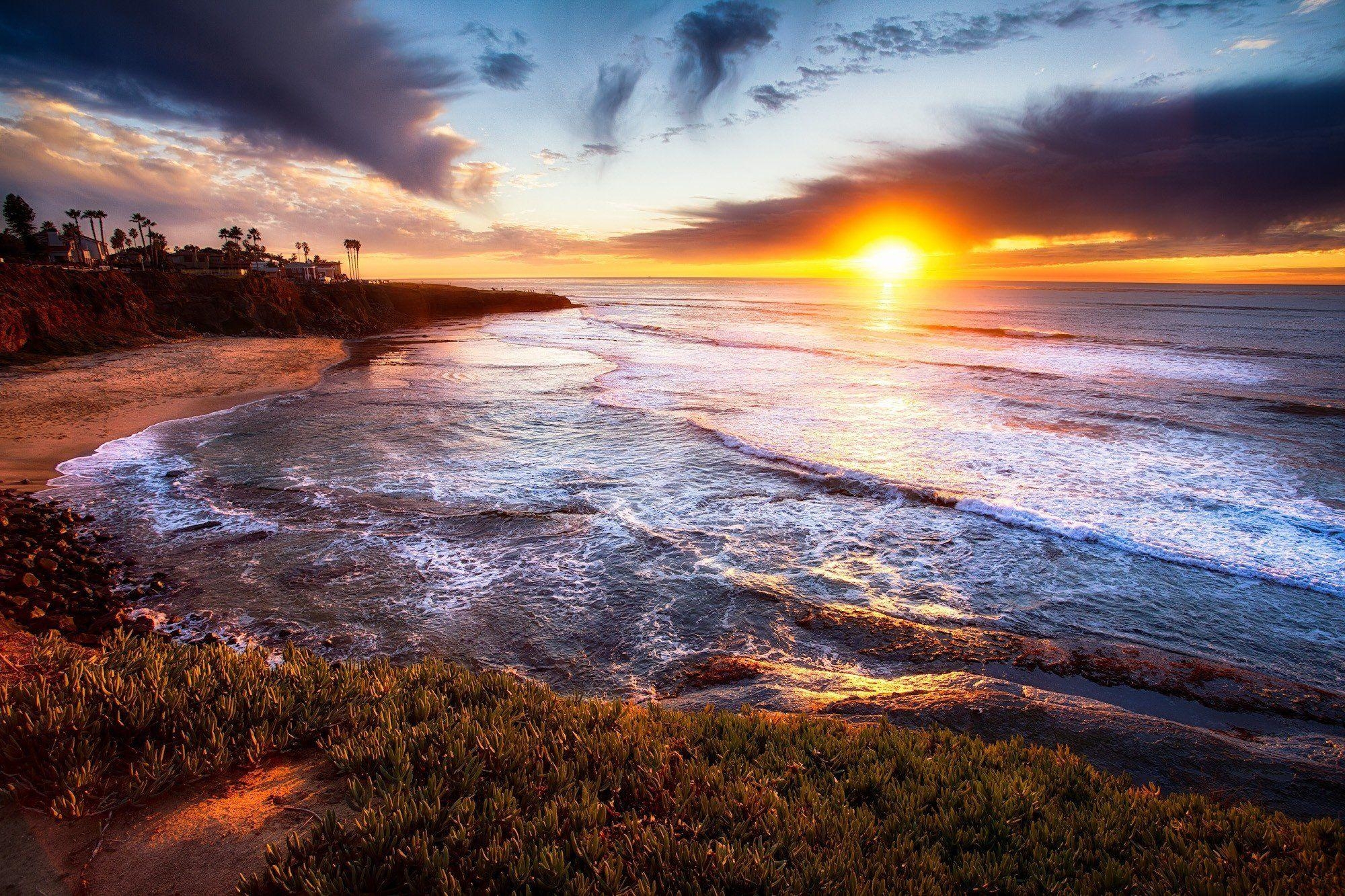 San Diego, Kalifornien, Sonnenuntergang, Landschaft, Reisefoto, 2000x1340 HD Desktop