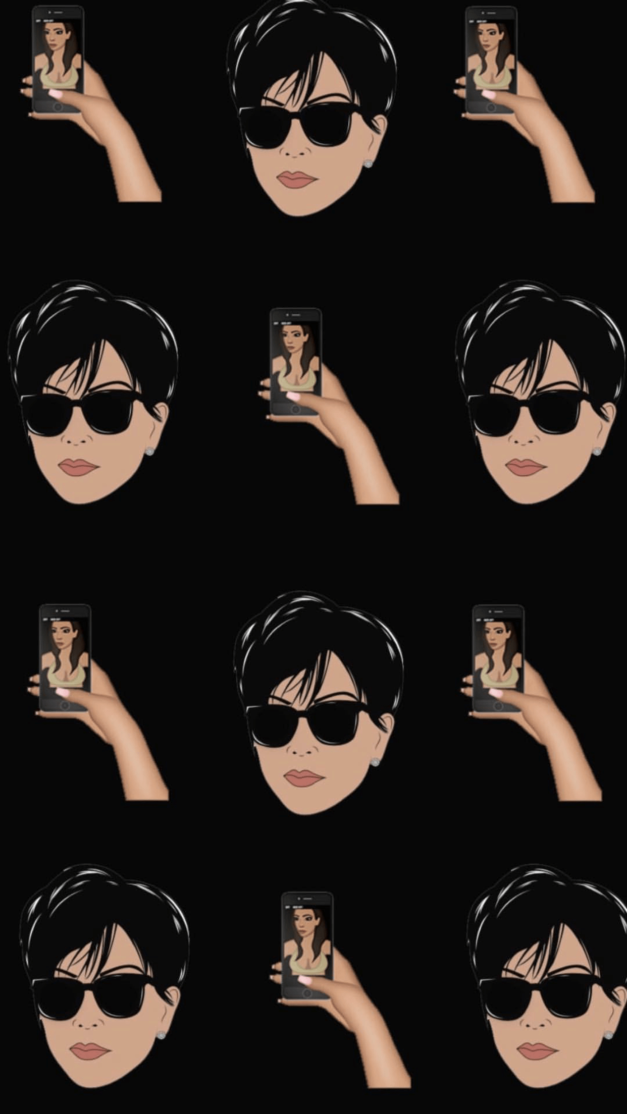 Kris Jenner, iPhone, ikonisch, Hintergrund, Wallpaper, 1250x2210 HD Handy