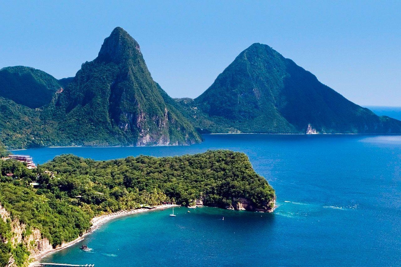 Saint Lucia, traumhafte Insel, Karibik, 1280x860 HD Desktop