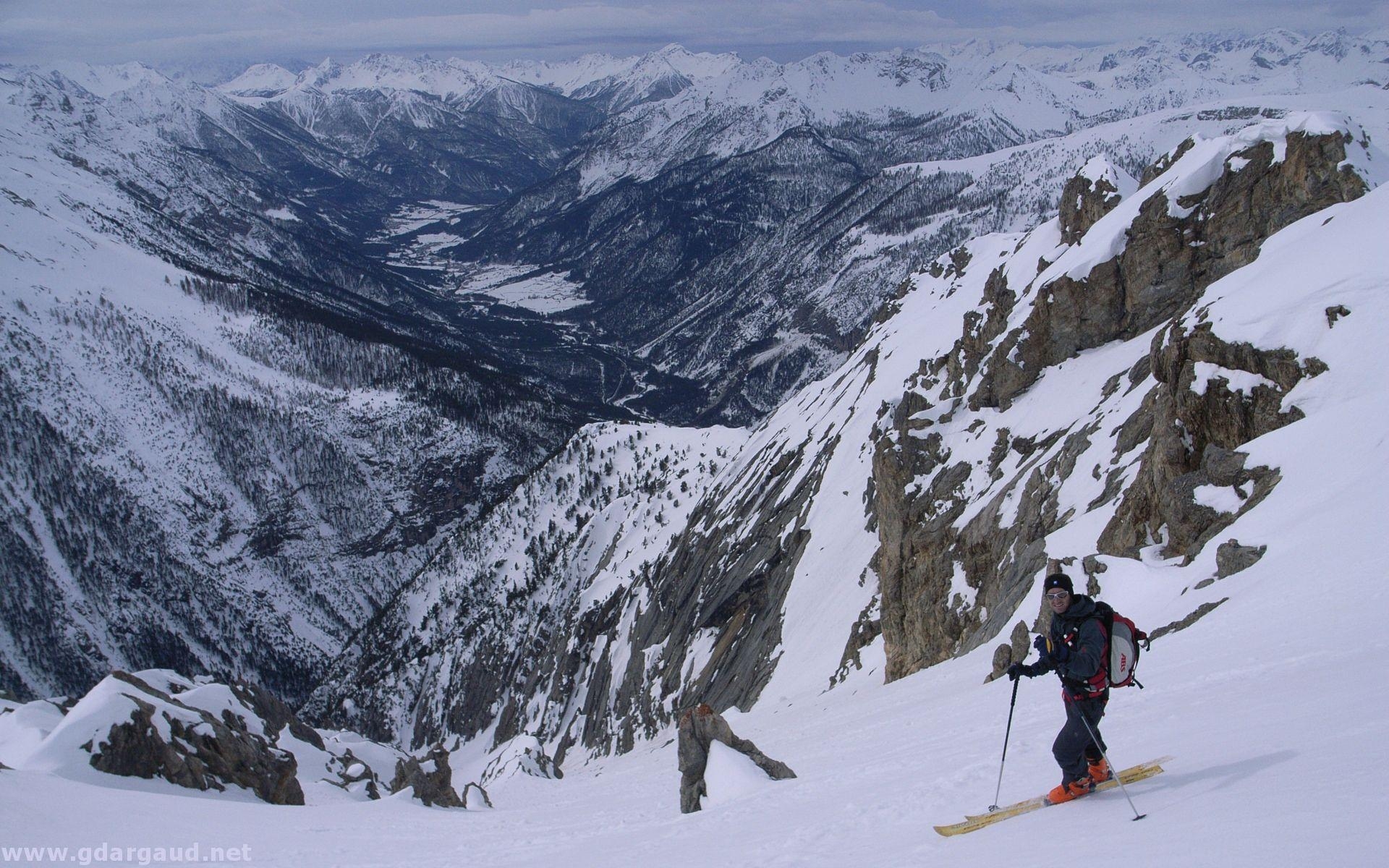 Skifahren, Backcountry, Freeride, Schnee, Landschaft, 1920x1200 HD Desktop