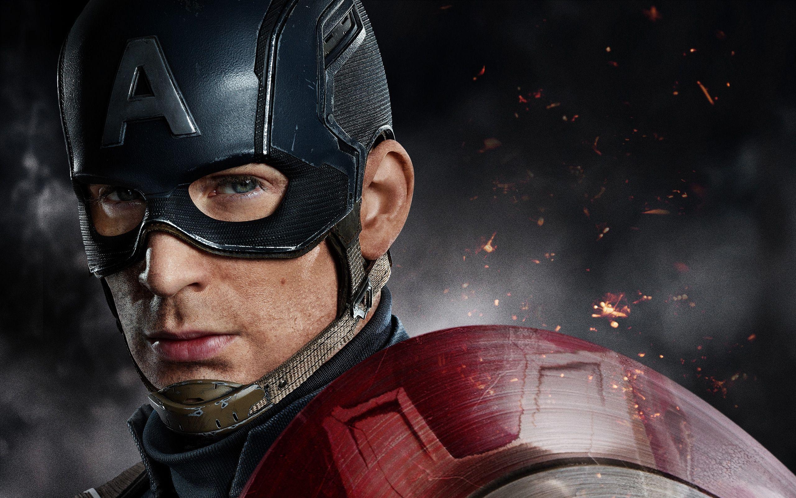 Captain America, Civil War, Chris Evans, HD, Bild, 2560x1600 HD Desktop