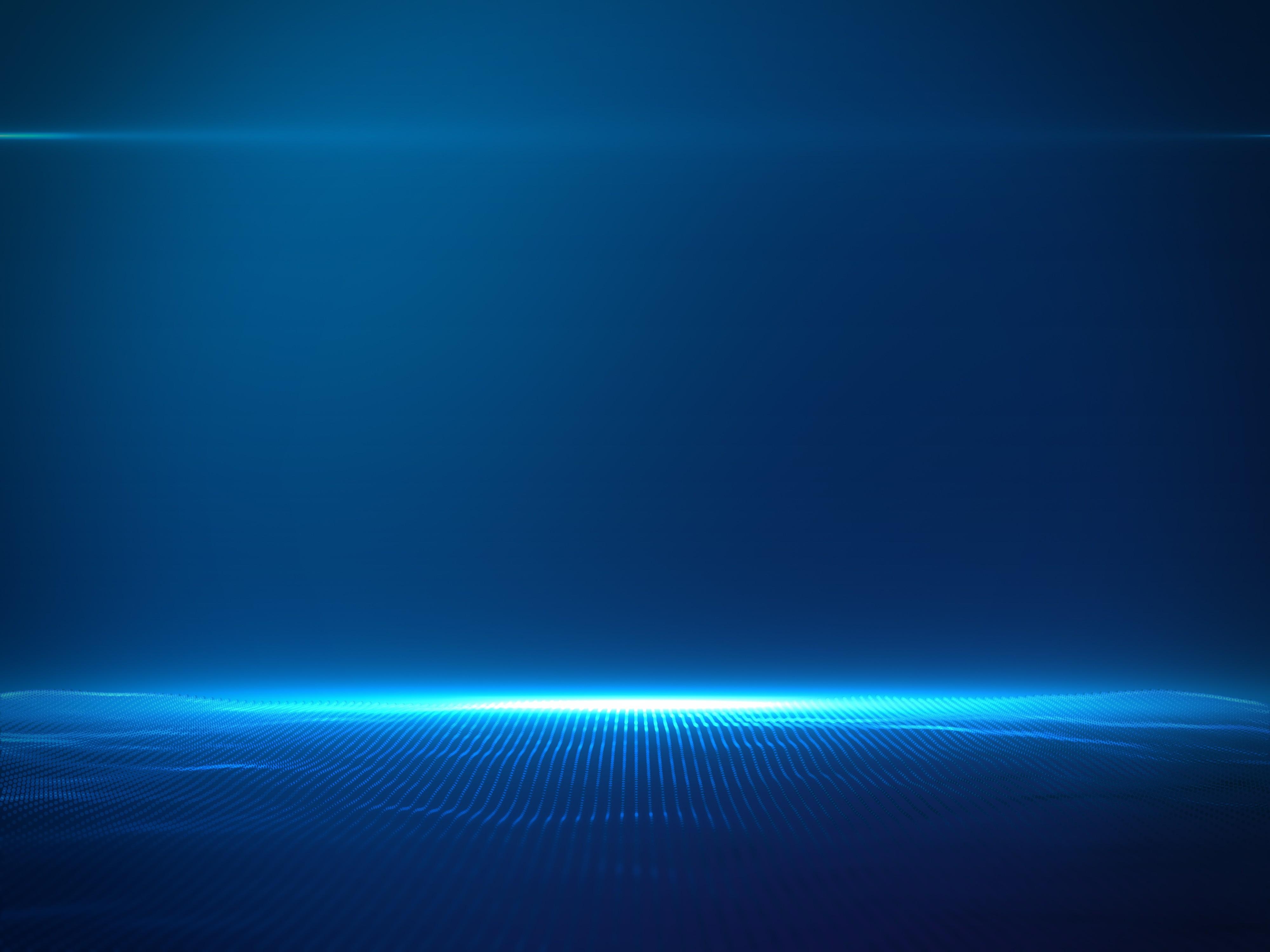 Blaue Partikel, Linseneffekt, Gradient, Schönheit, Abstrakt, 4000x3000 4K Desktop