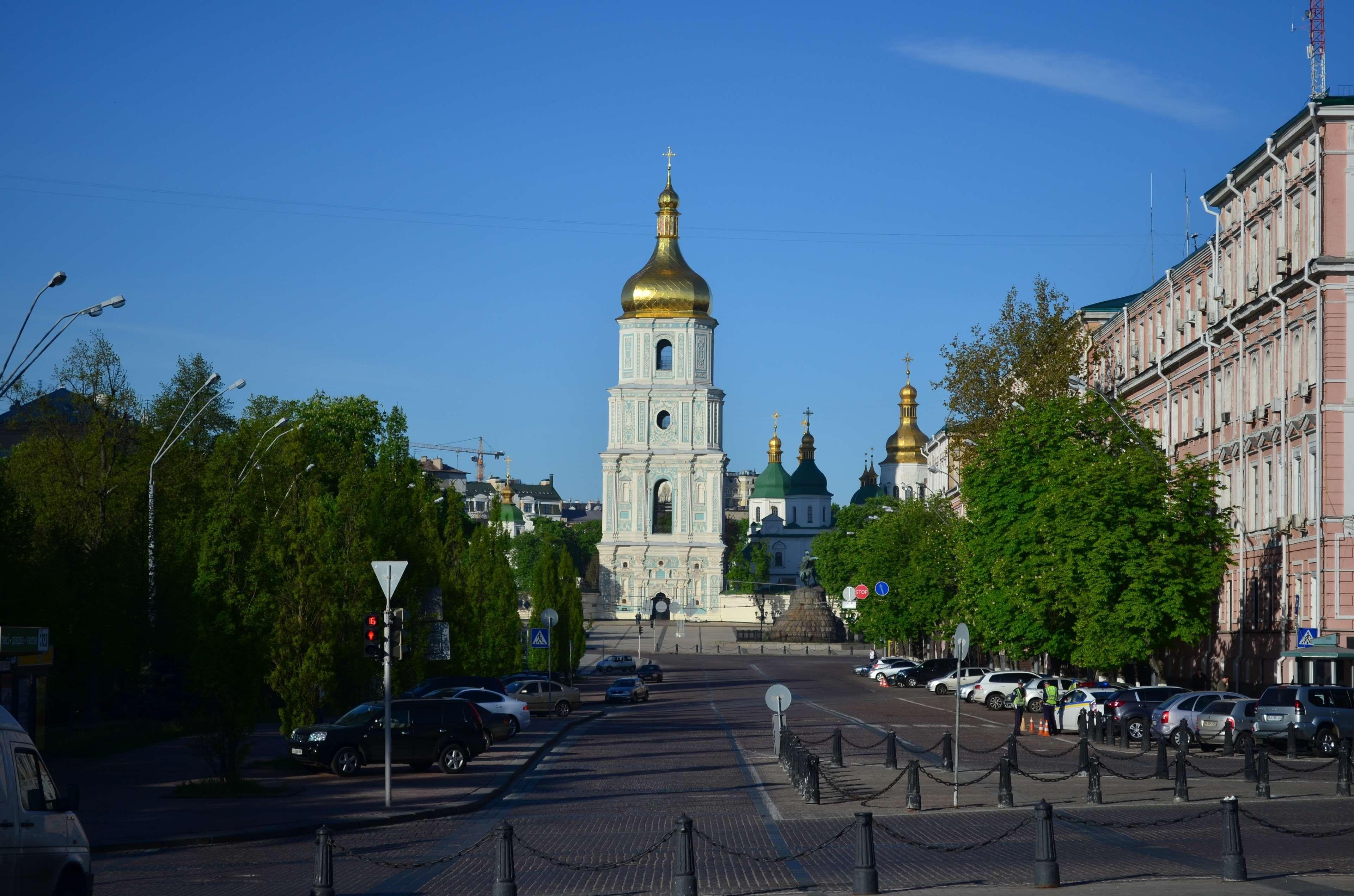 Kyiv, Kirche, Historisches Zentrum, Platz, Ukraine, 3840x2550 4K Desktop