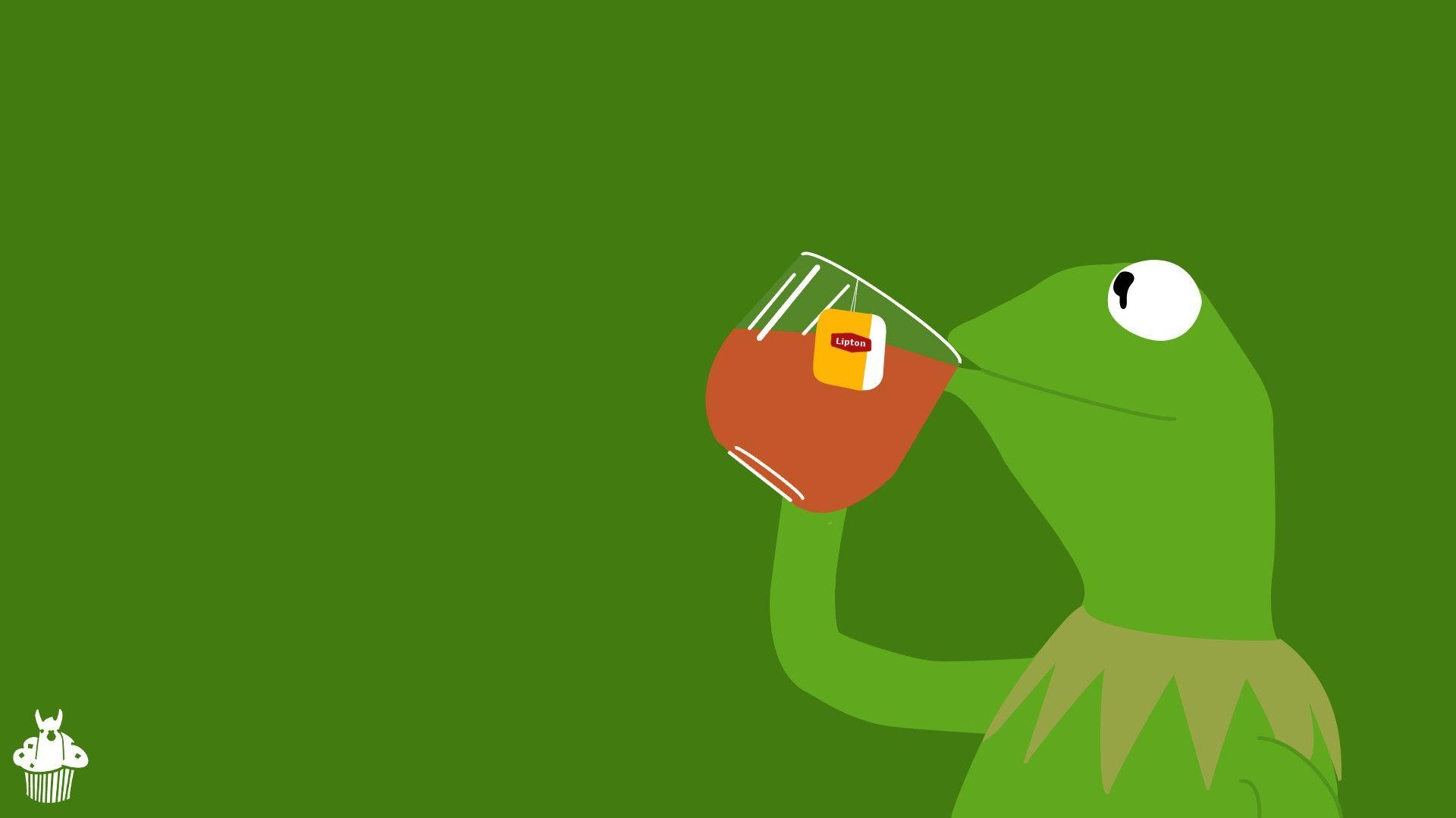 Kermit der Frosch, Muppet, Grün, Kultfigur, Zeichentrick, 1920x1080 Full HD Desktop