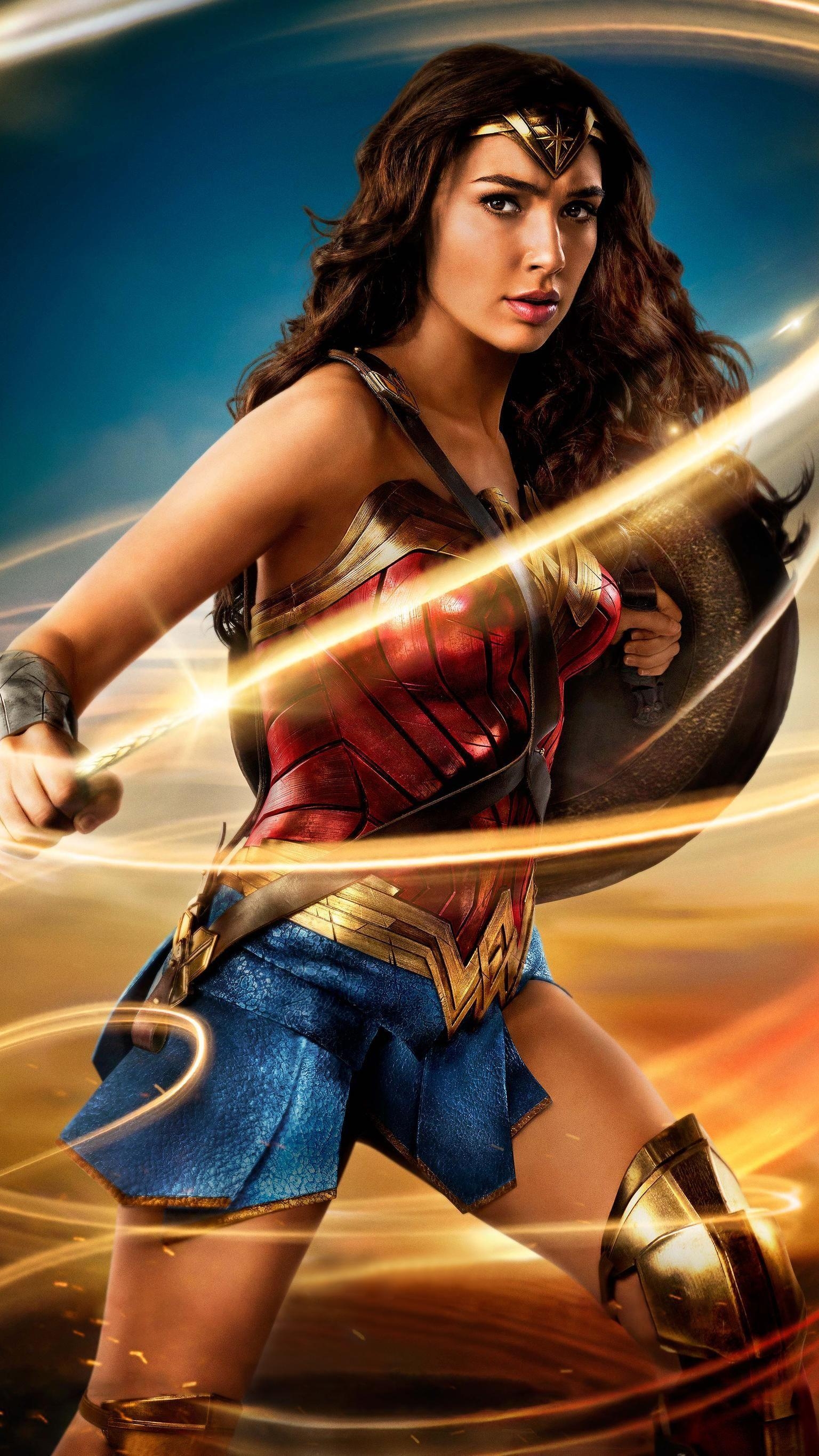 Handy, Wonder Woman, 2017, Gal Gadot, Film, 1540x2740 HD Handy