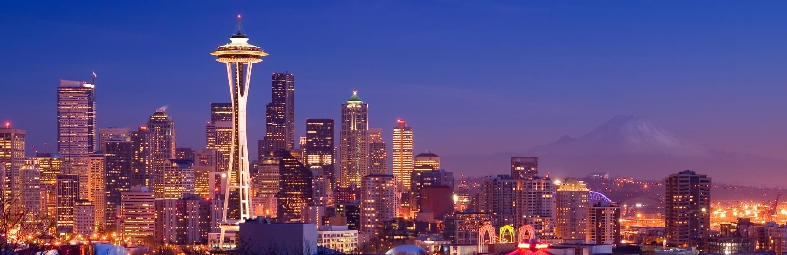 Seattle, Hochqualität, Bild, Reisen, Stadt, 1600x520 Dual Screen Desktop