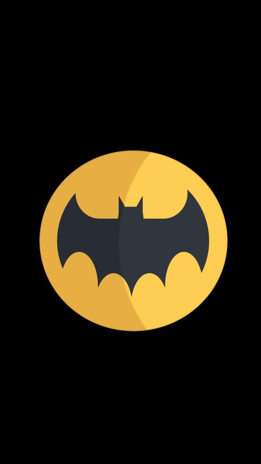 Gelbes, Batman Zeichen, Film, HD Wallpaper, 1060x1890 HD Handy