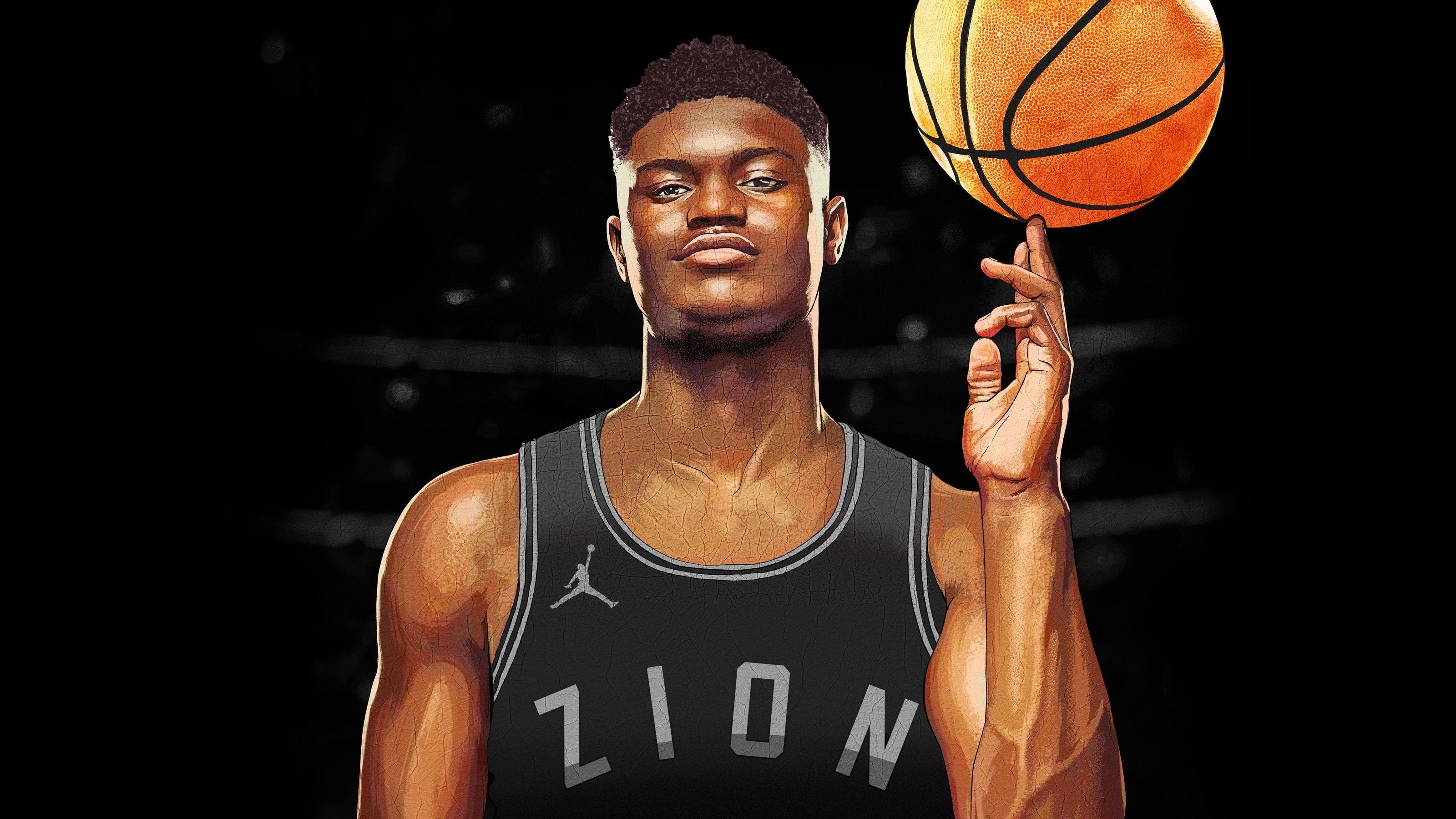 Zion Williamson, Sports, Jordan Brand, Vertragsunterzeichnung, 3200x1800 HD Desktop