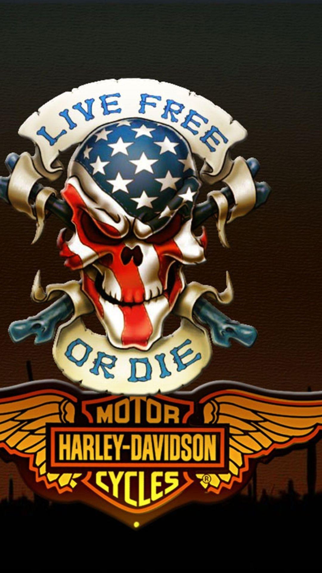 Harley Davidson, iPhone 7, HD Bild, Stil, Mobil, 1080x1920 Full HD Handy