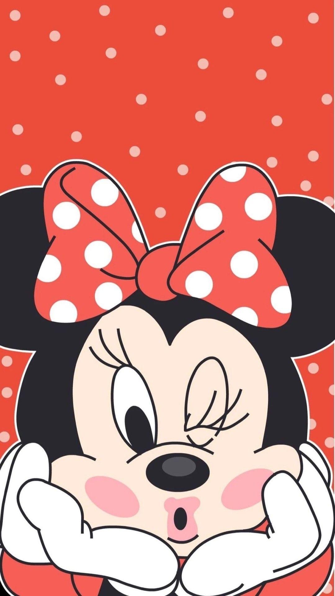 Minnie Maus, süß, Mickey, Cartoon, Kinder, 1080x1920 Full HD Handy