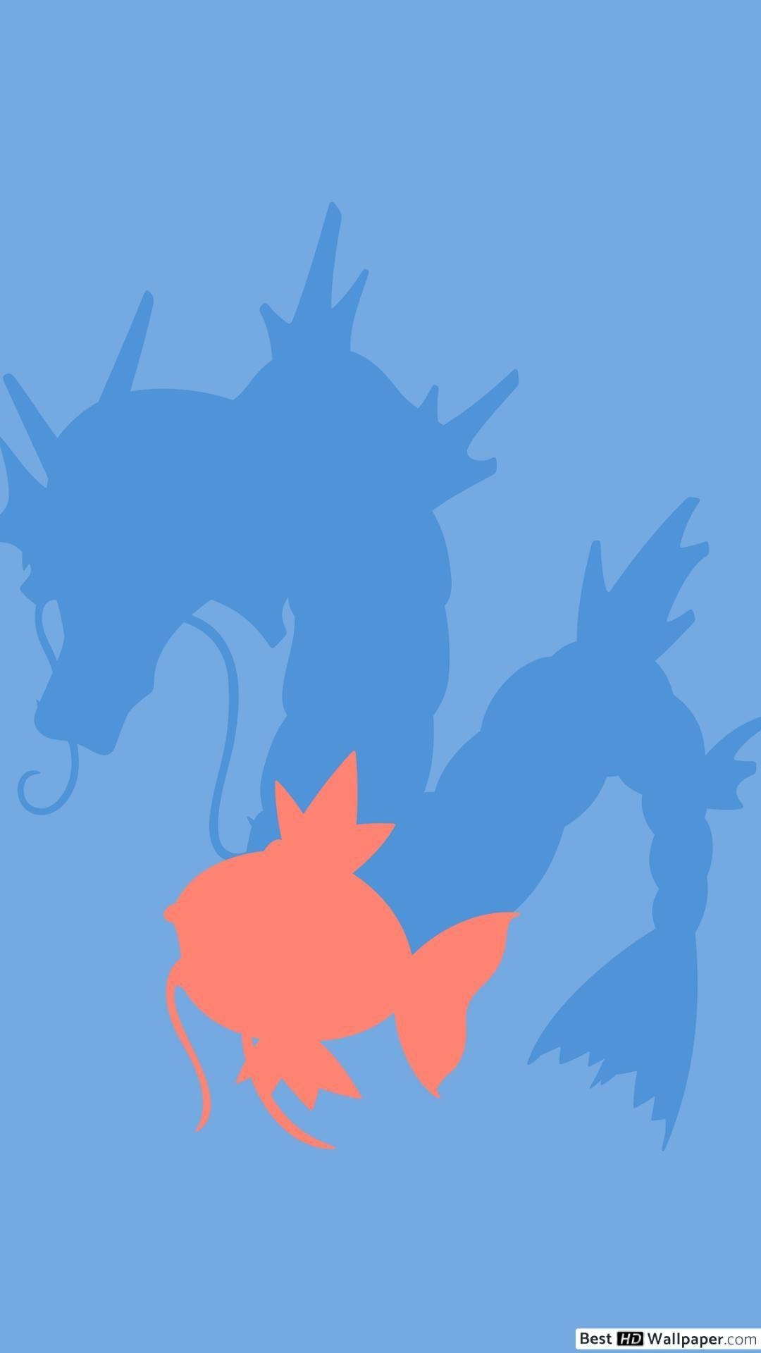 Gyarados Magikarp, Anime, HD, Pokémon, Download, 1080x1920 Full HD Handy