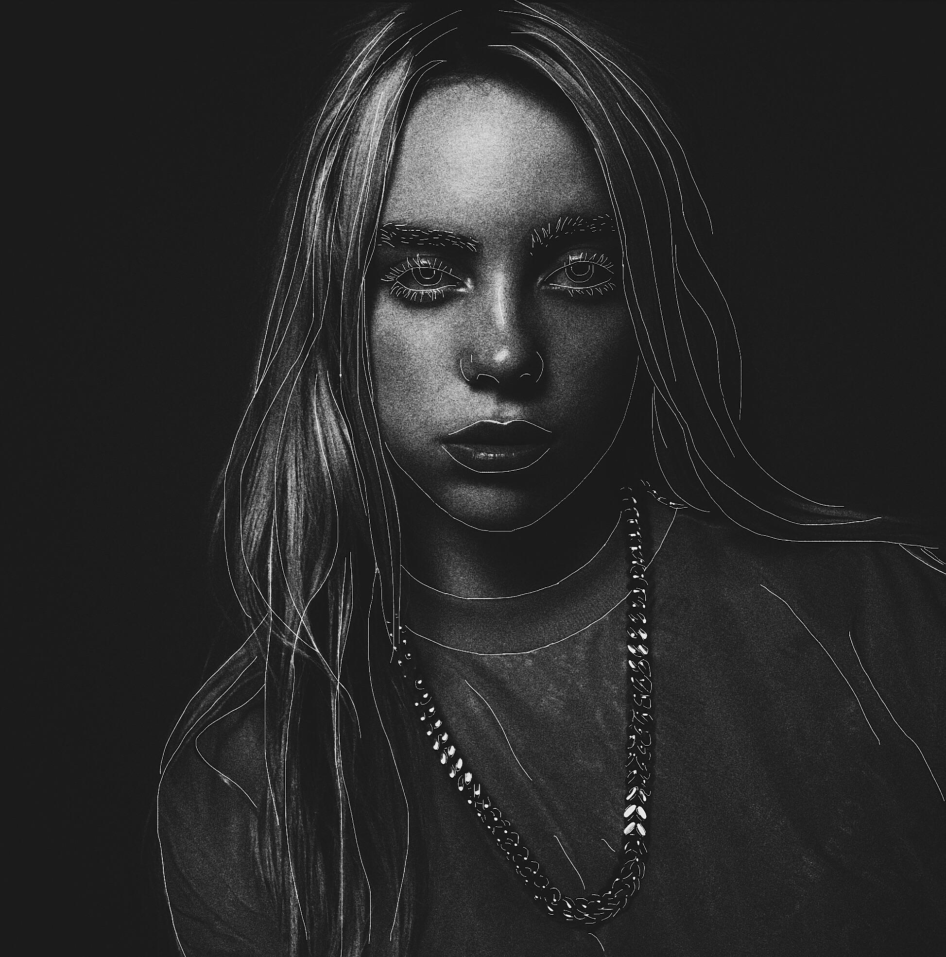 Billie Eilish, Telefon, Hintergrund, Künstler, Jung, 1950x1970 HD Handy