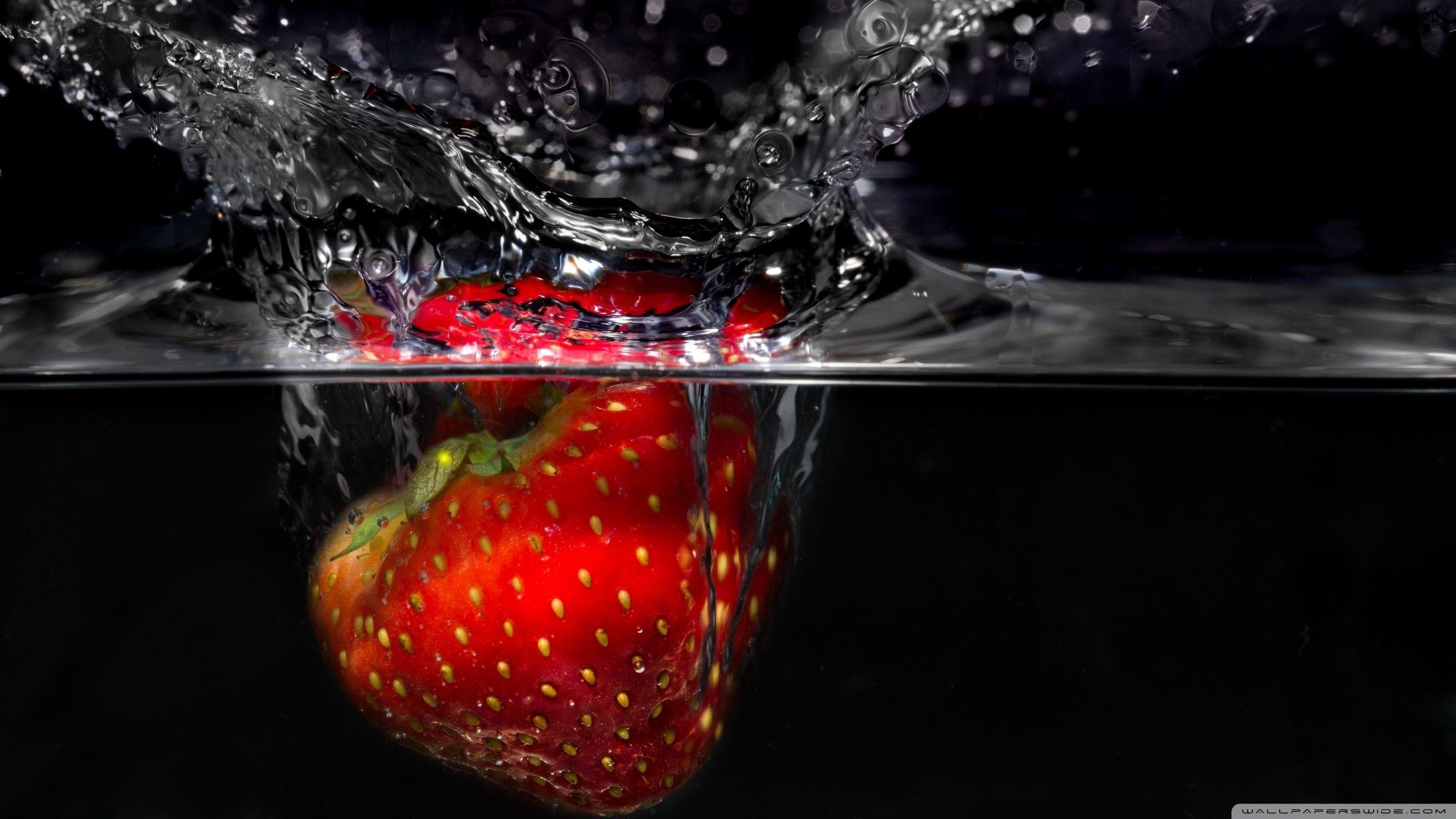 Erdbeeren, bestes Bild, 2018, Hintergrund, Frucht, 2560x1440 HD Desktop