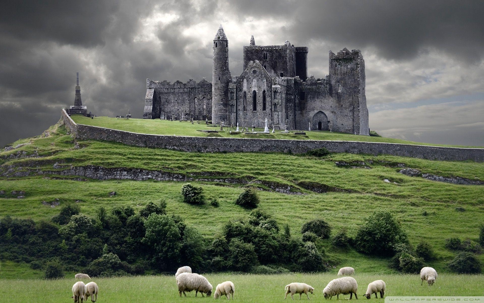 Rock of Cashel, Irland, Europa, 4K, Landschaft, 1920x1200 HD Desktop