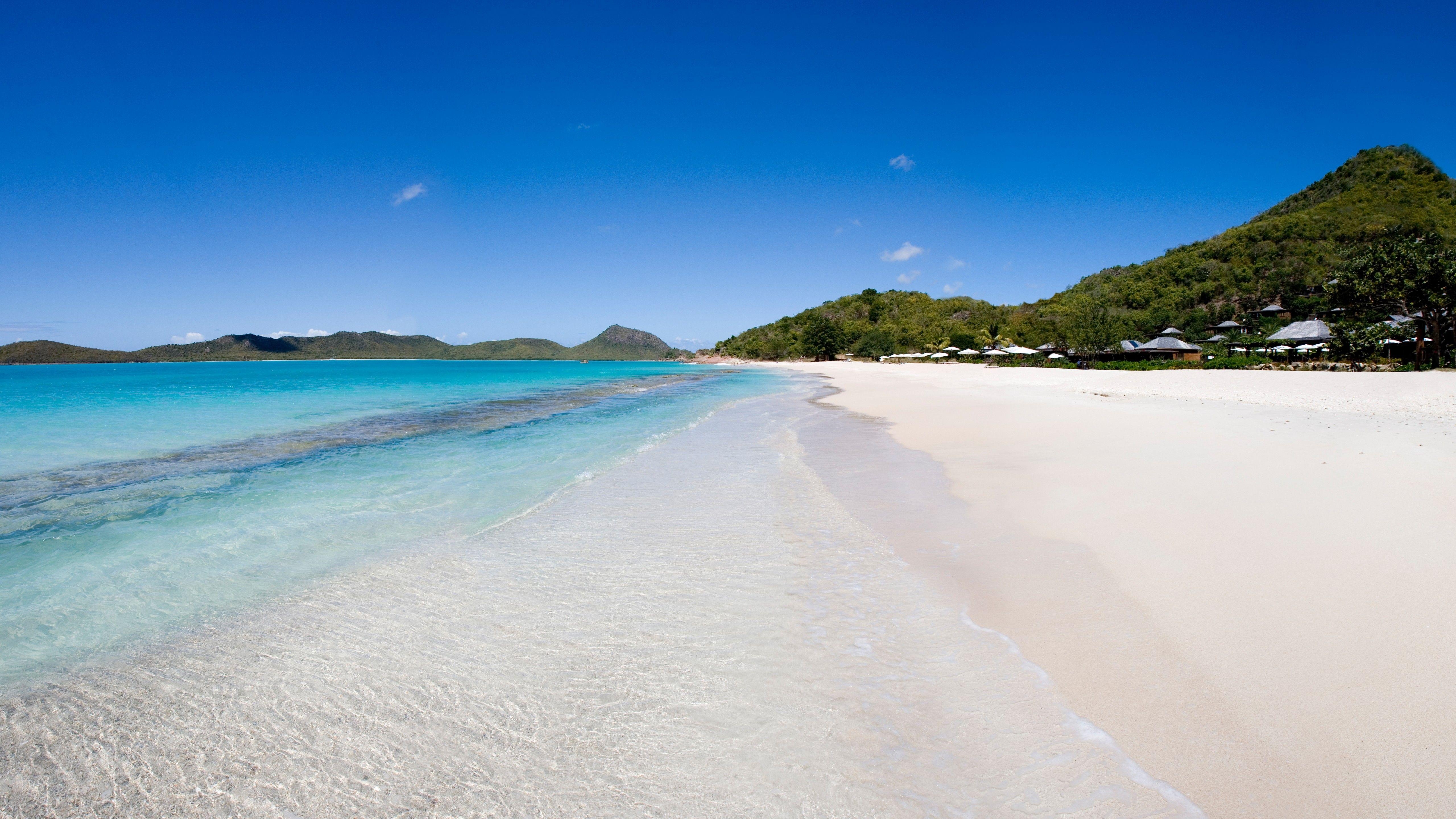 Antigua, Barbuda, Hermitage Bay, 5K, Karibik, 5120x2880 4K Desktop