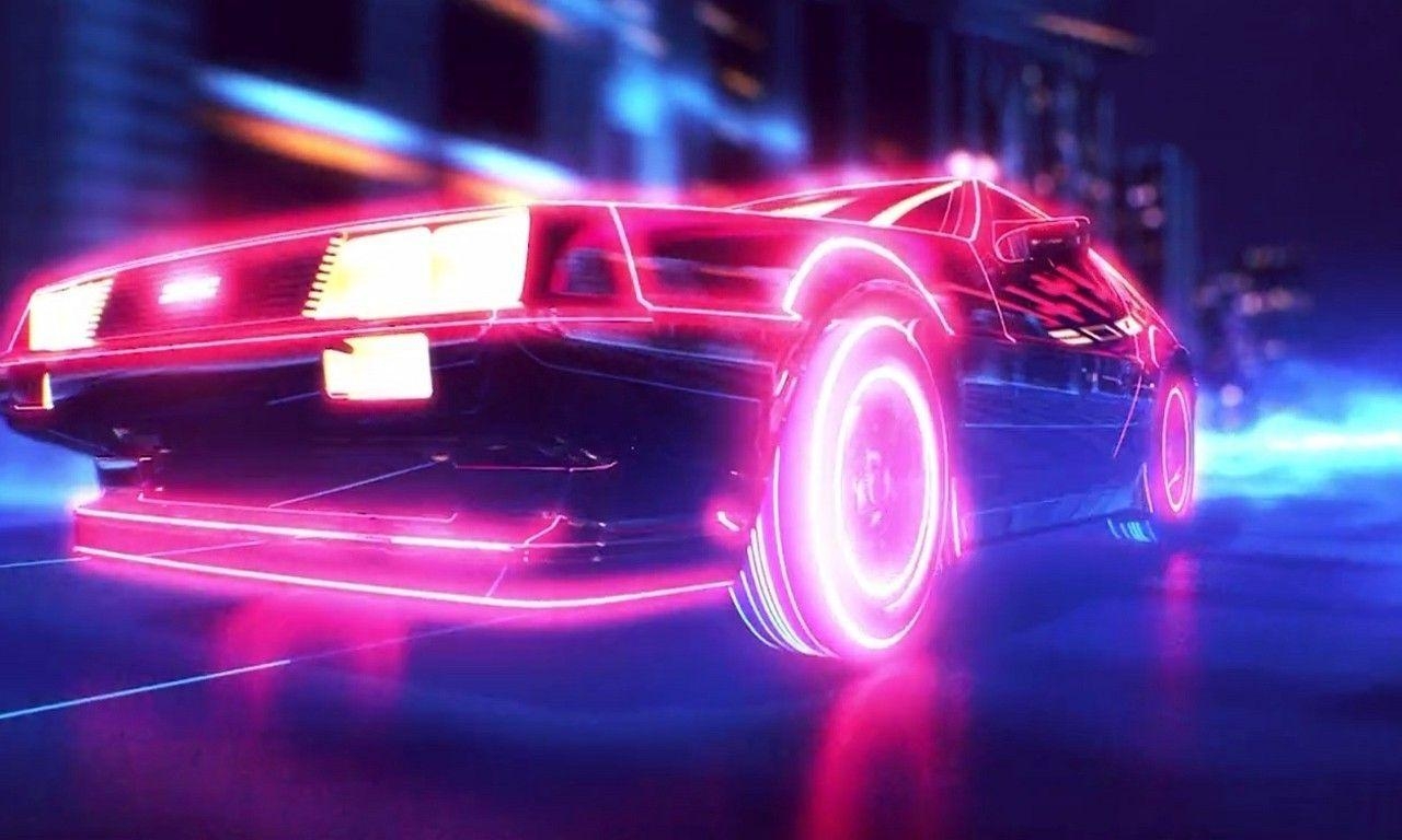 Neon 80er, Stil, Board, Retro, Lichter, 1280x770 HD Desktop