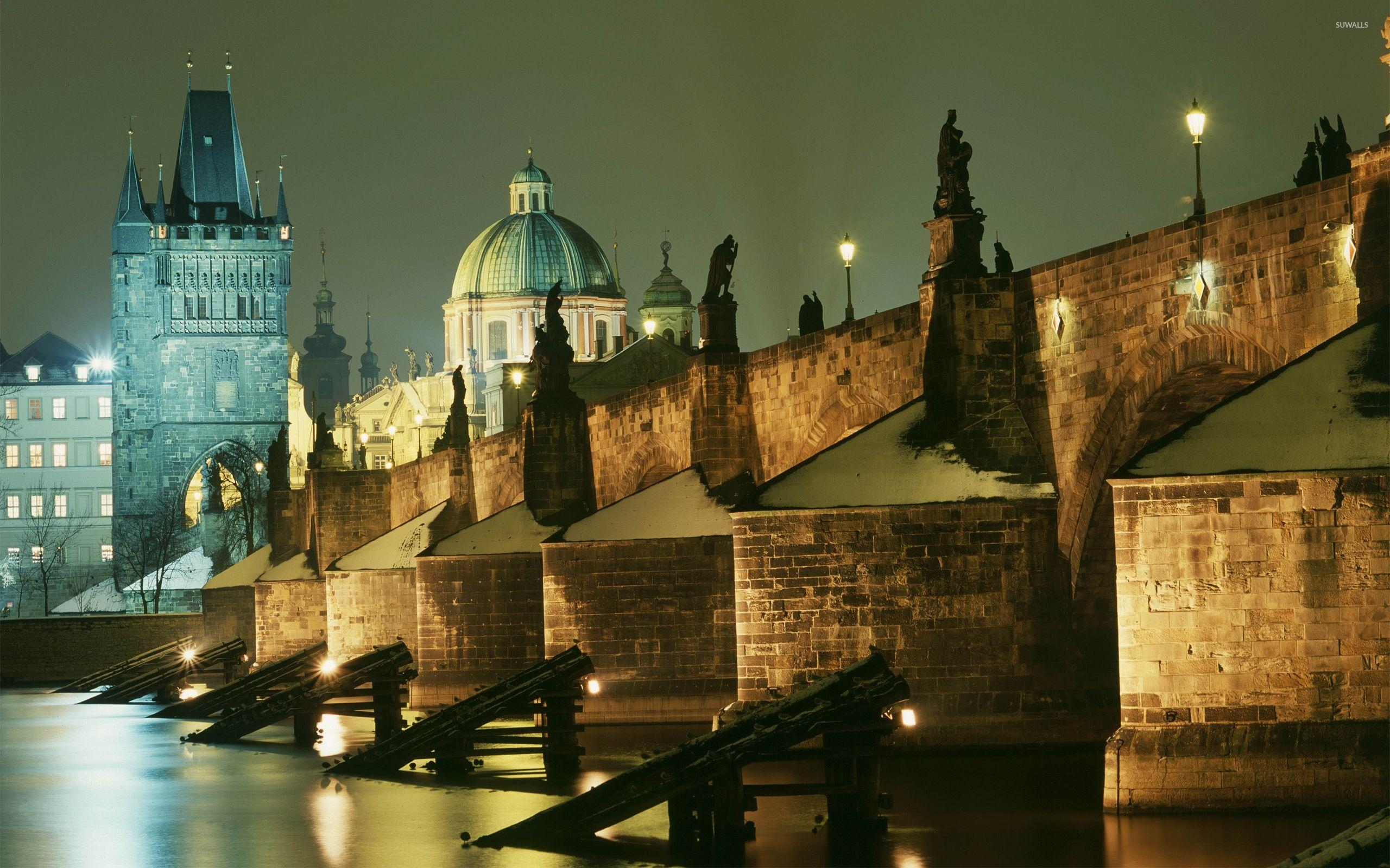 Karlsbrücke, Prag, Wallpaper, Architektur, Tschechien, 2560x1600 HD Desktop