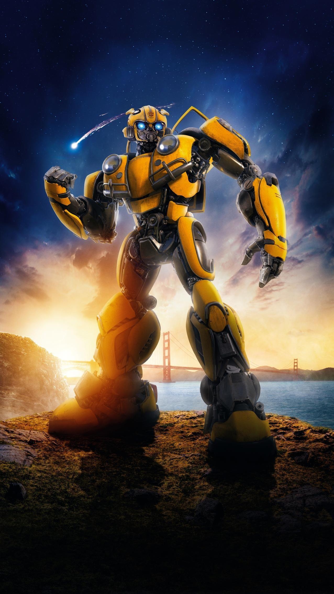 Bumblebee 2018, Telefonhintergrund, Transformers, Film, Charakter, 1280x2270 HD Handy