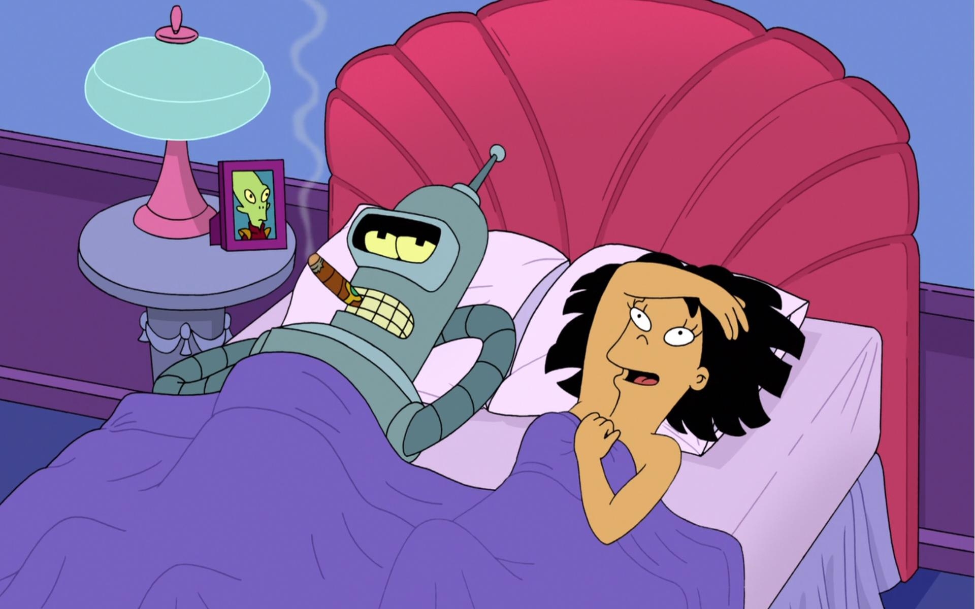 Futurama, Bender, Amy, Zeichentrick, Qualität, 1920x1200 HD Desktop