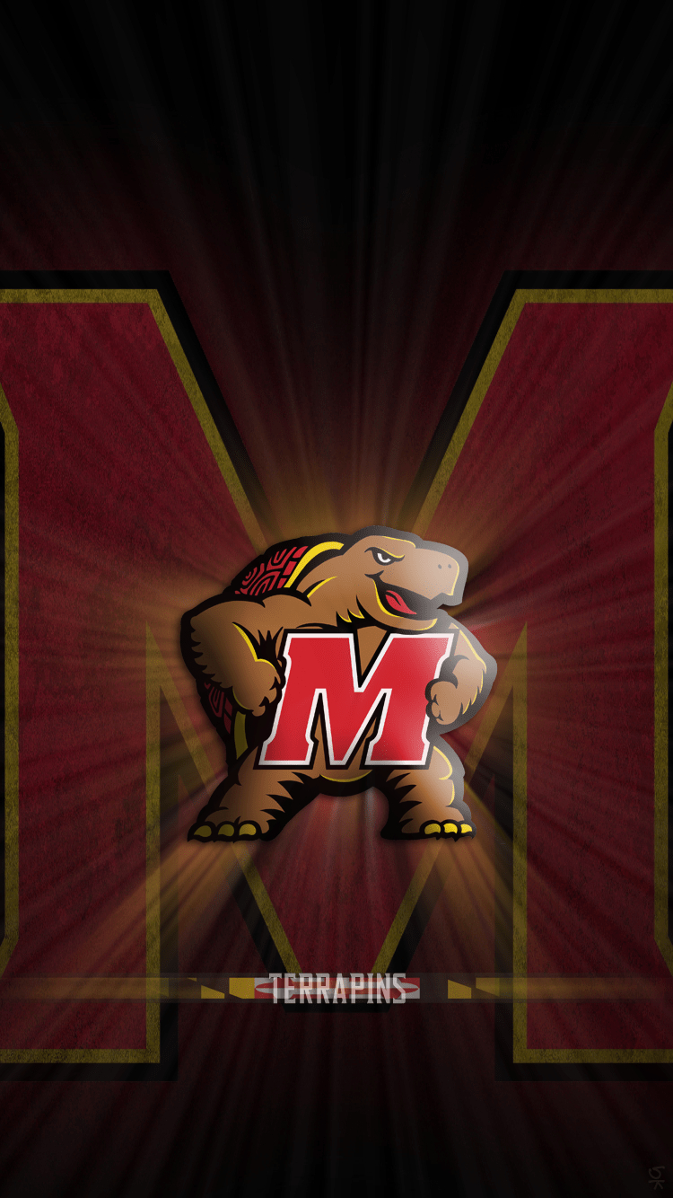 Maryland, Reisen, Terrapins, Sport, Grafikdesign, 750x1340 HD Handy