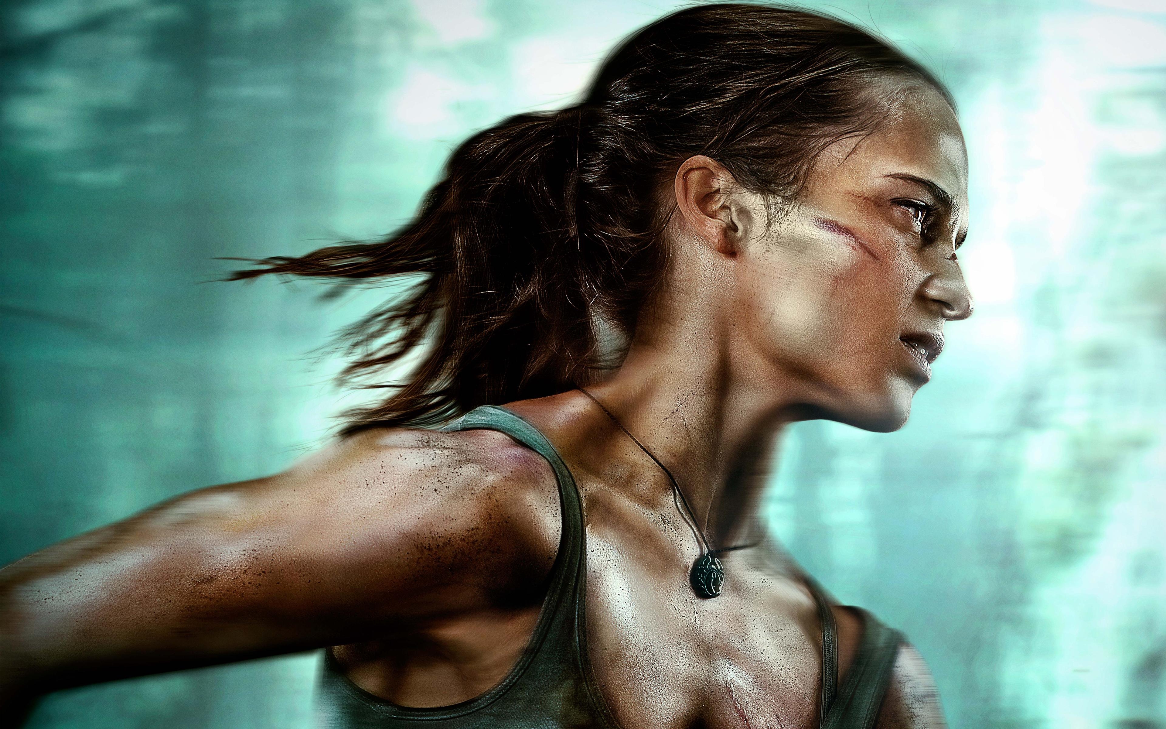 Alicia Vikander, Lara Croft, Tomb Raider, HD, 3840x2400 4K Desktop