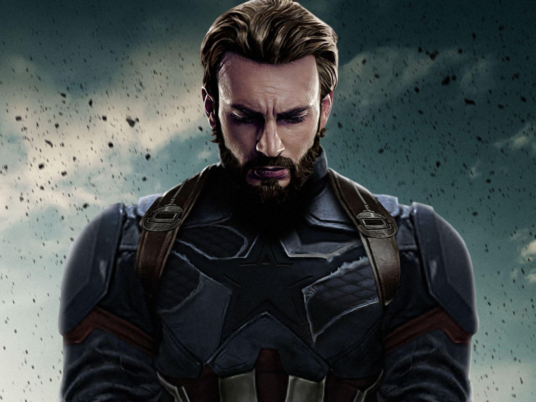 Chris Evans, Iron Man, Avengers, Infinity War, Captain, 2050x1540 HD Desktop