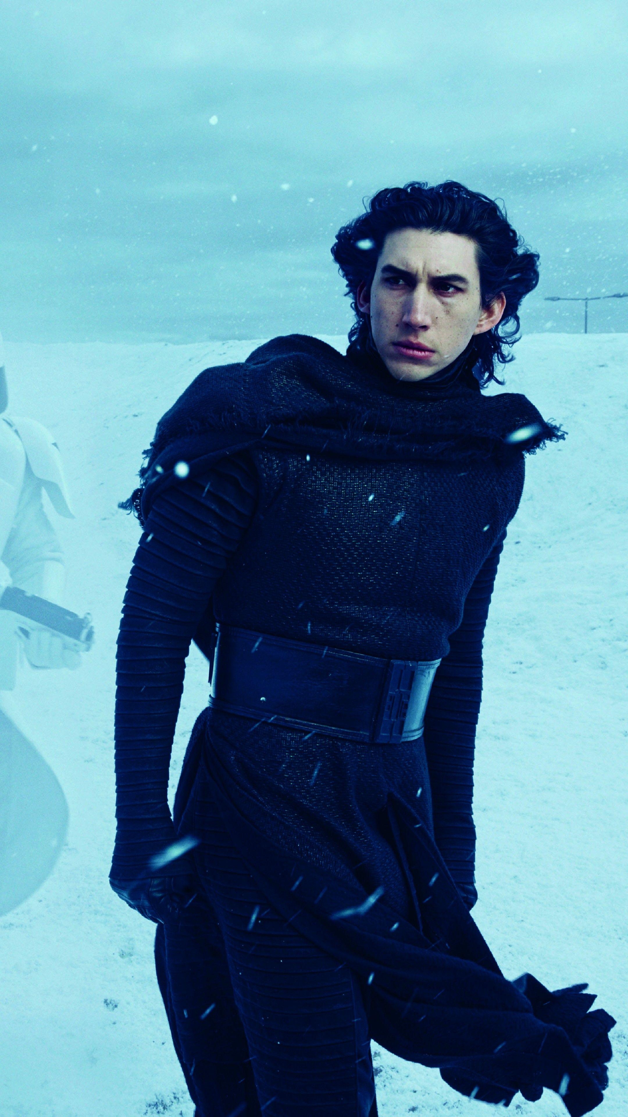 Star Wars, Episode VII, Macht, Adam Driver, Kunst, 2160x3840 4K Handy