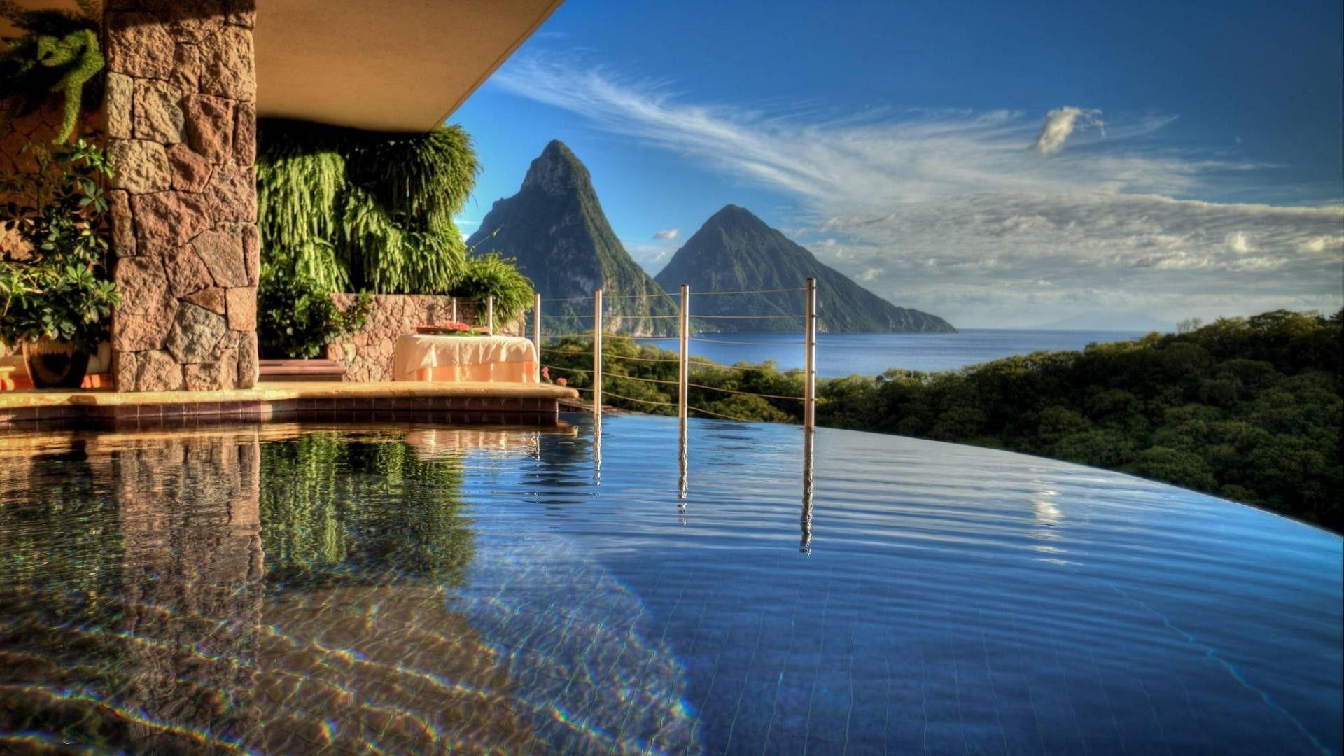 St. Lucia, HD, Hintergrund, Karibik, 1920x1080 Full HD Desktop