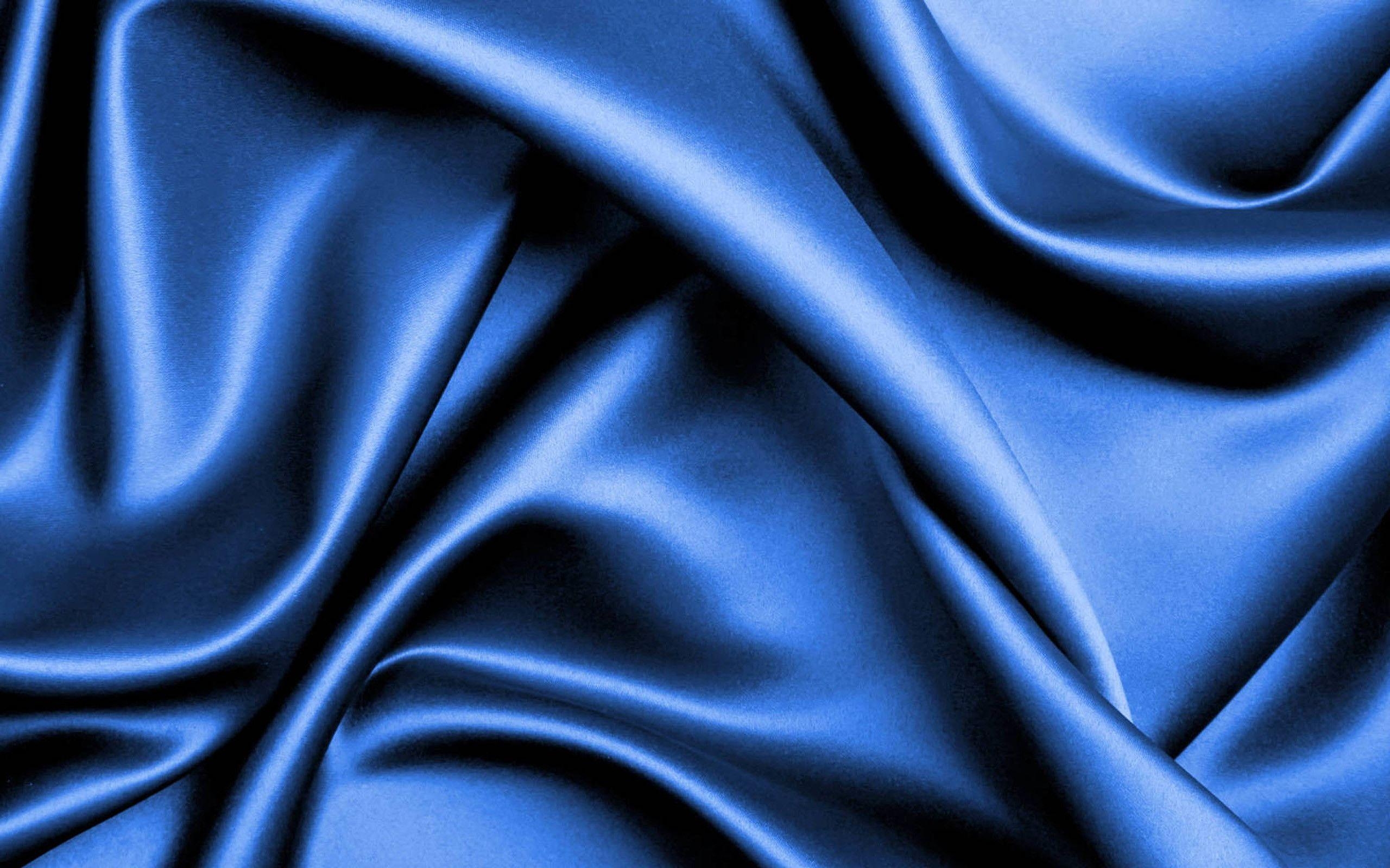 Blauer Satin, Glanz, Stil, Schick, Hintergrund, 2560x1600 HD Desktop