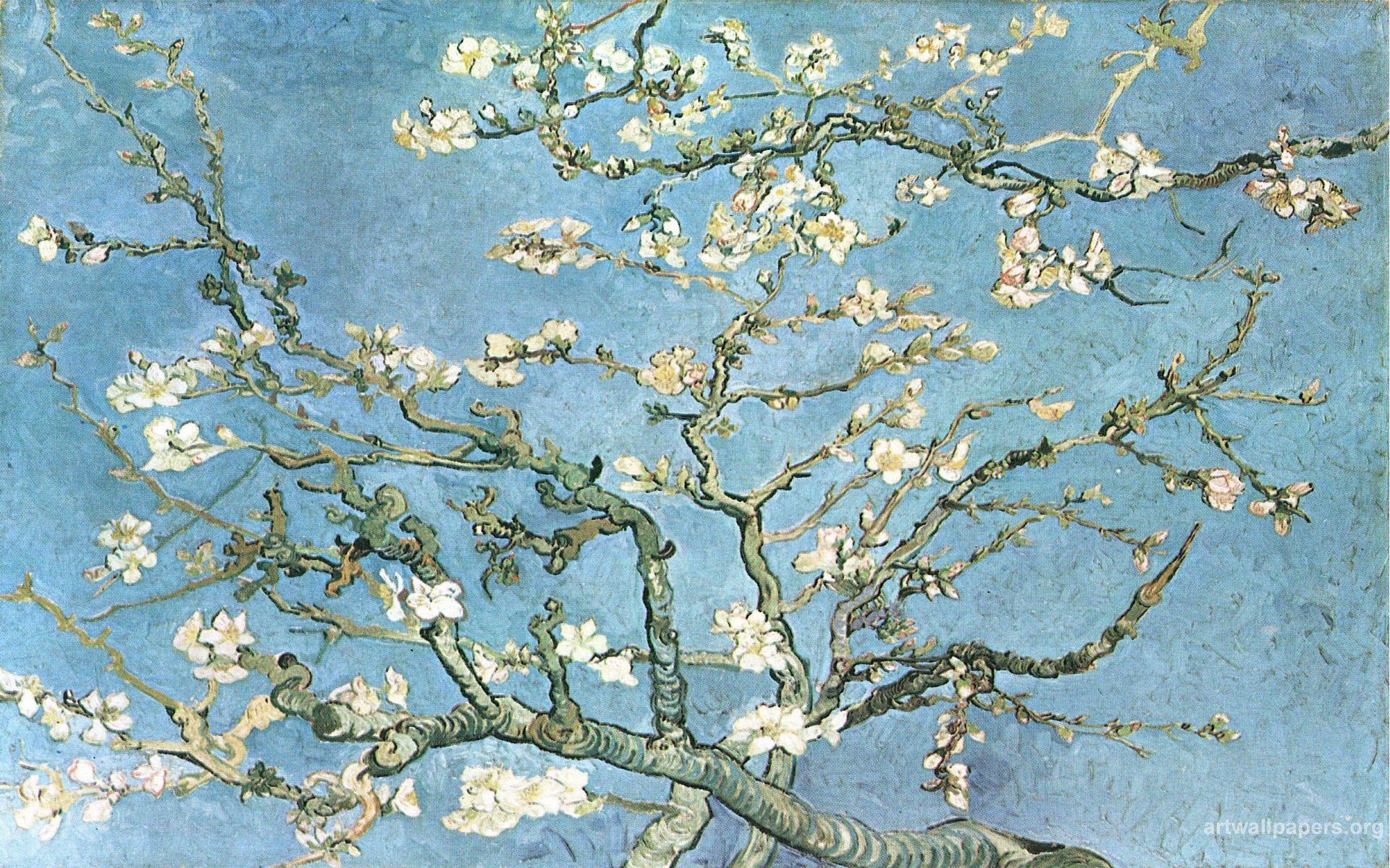 Vincent van Gogh, Mandelblüten, San Remy, Kunst, Malerei, 1920x1200 HD Desktop