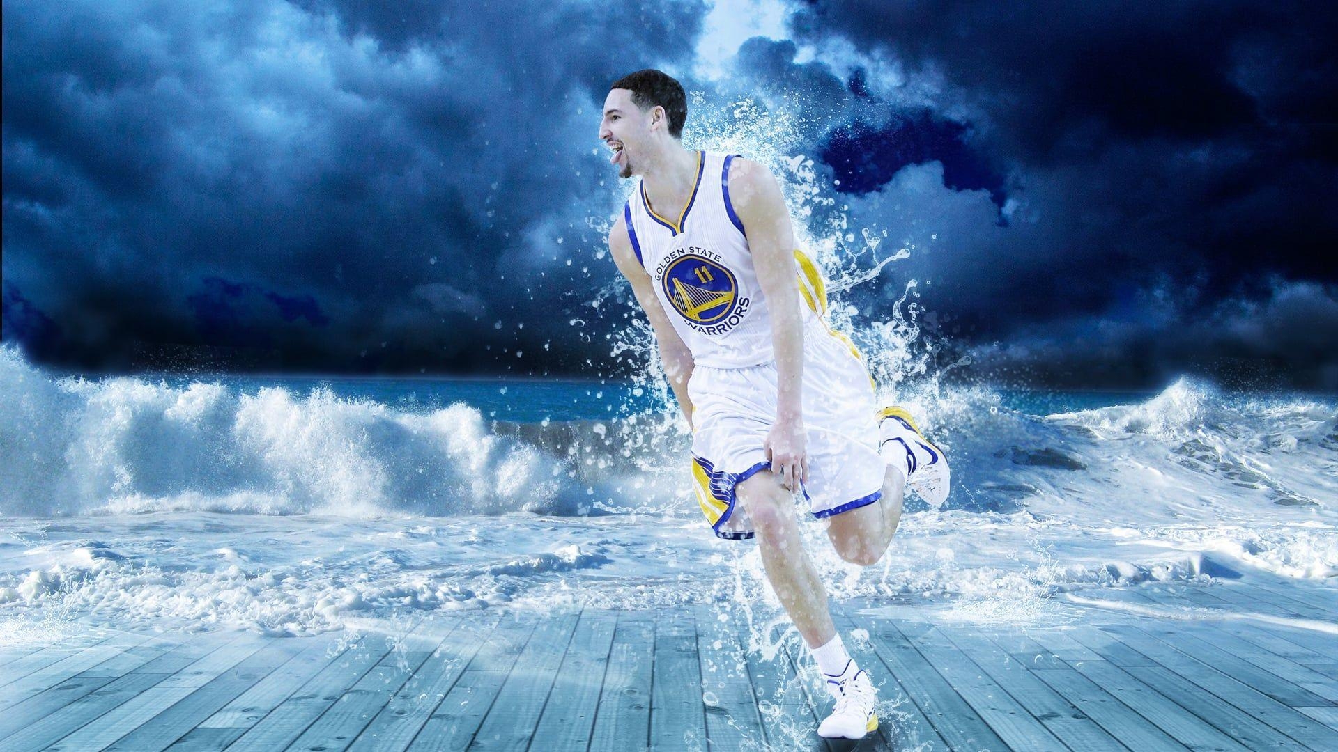 Klay Thompson, Sportler, Wallpaper, Foto, Bild, 1920x1080 Full HD Desktop