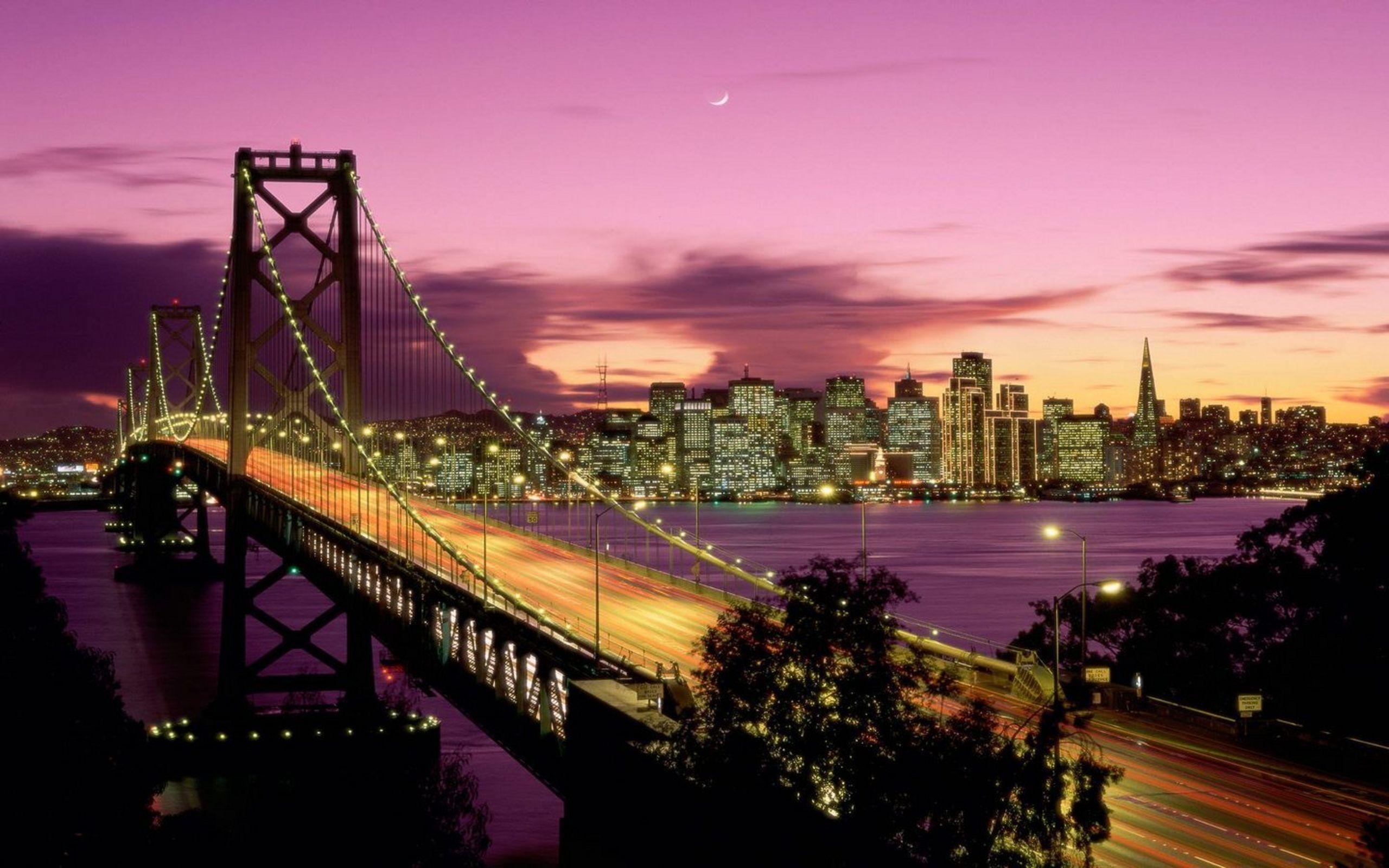 San Francisco, Brücke, Kalifornien, Reisen, Panorama, 2560x1600 HD Desktop