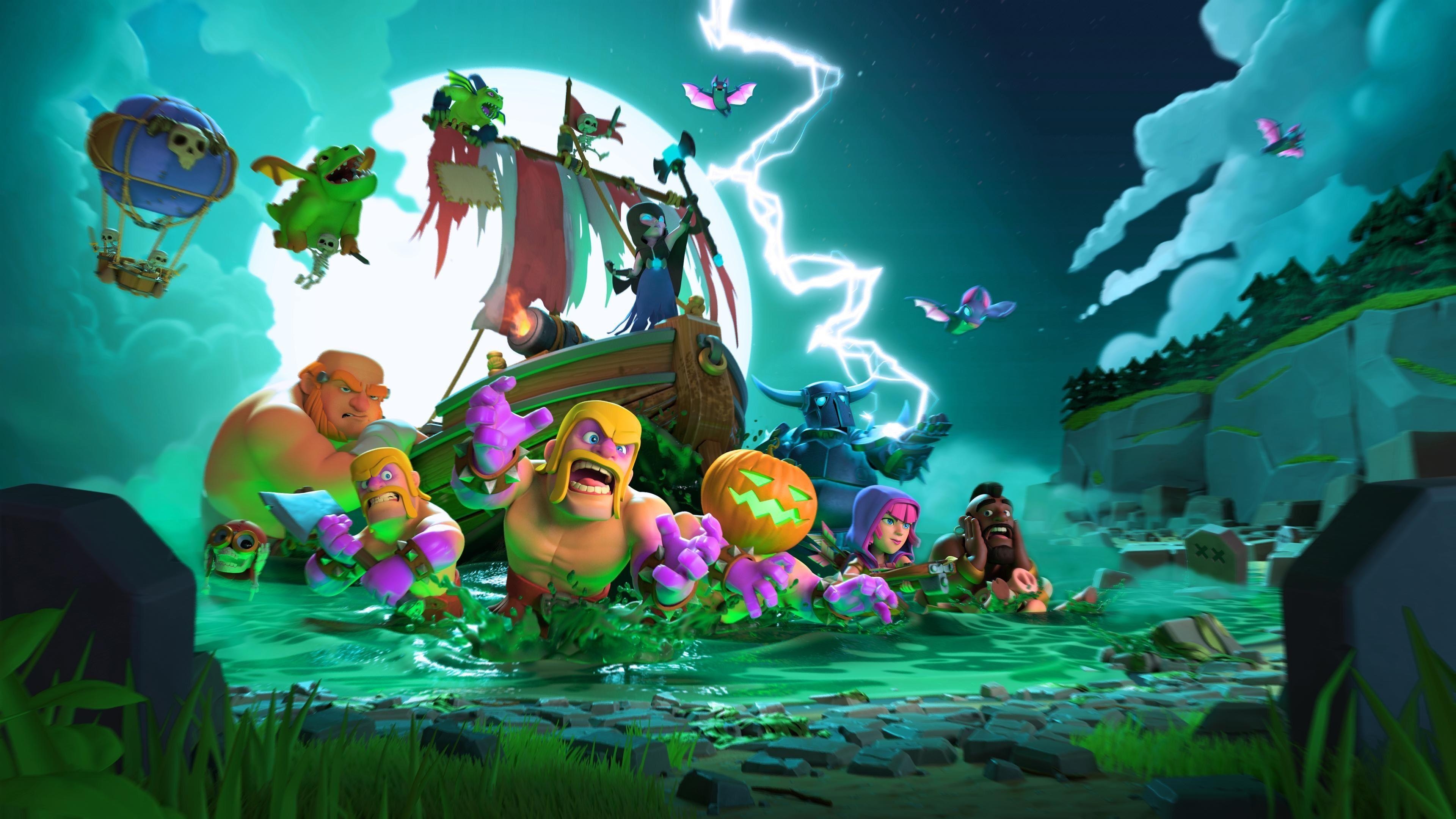 Clash of Clans, 4K, Gaming, HD Hintergrund, 3840x2160 4K Desktop