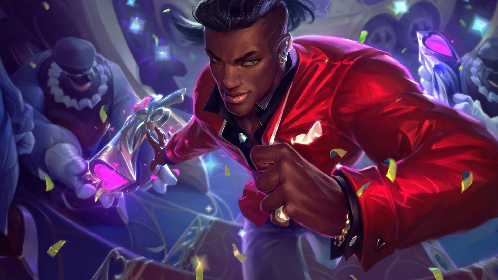 Lucian, League of Legends, Valentinstag, HD, Hintergrund, 1920x1080 Full HD Desktop