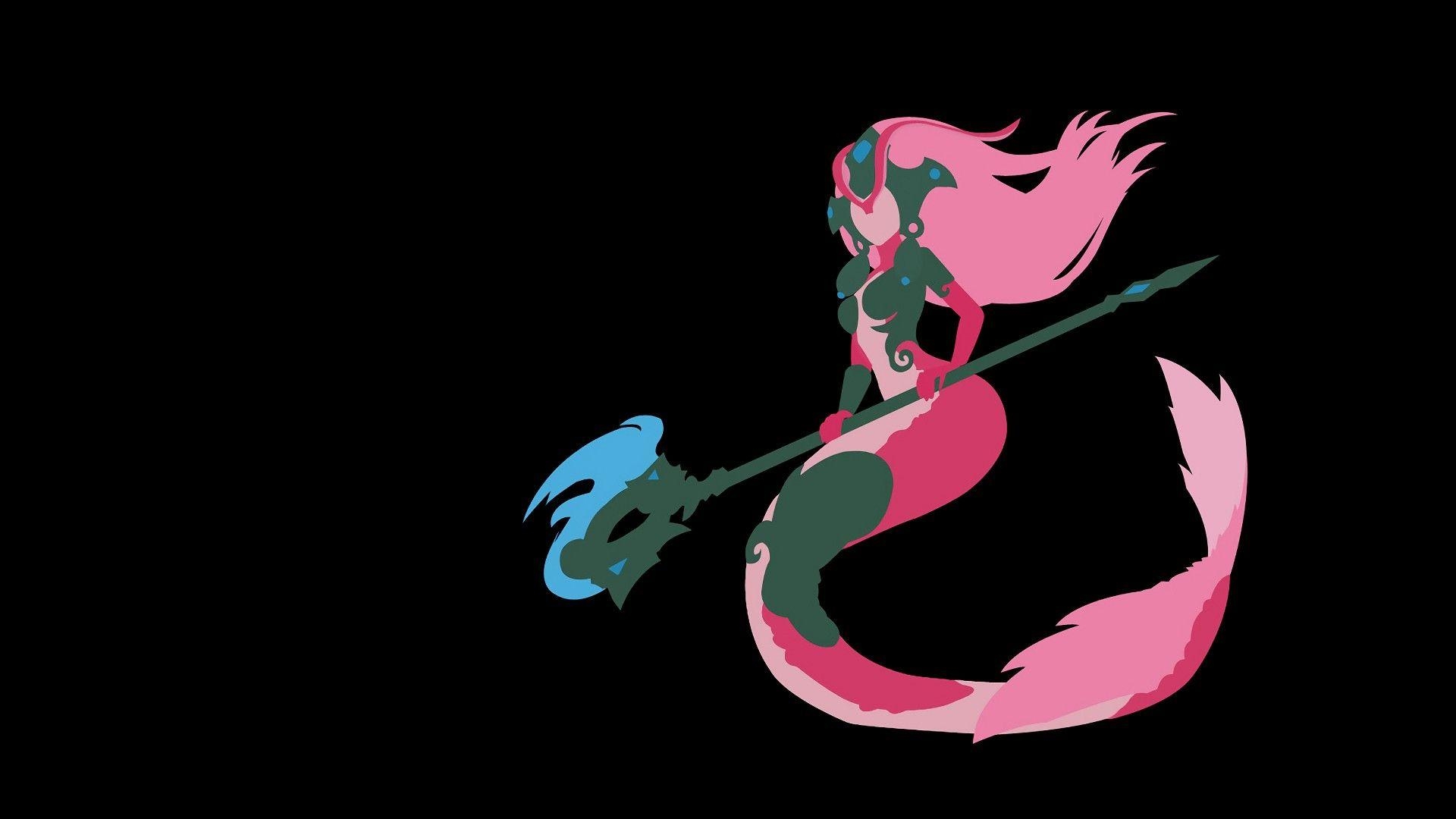 League of Legends, Koi Nami, Minimalistisch, Fan Art, Gaming, 1920x1080 Full HD Desktop