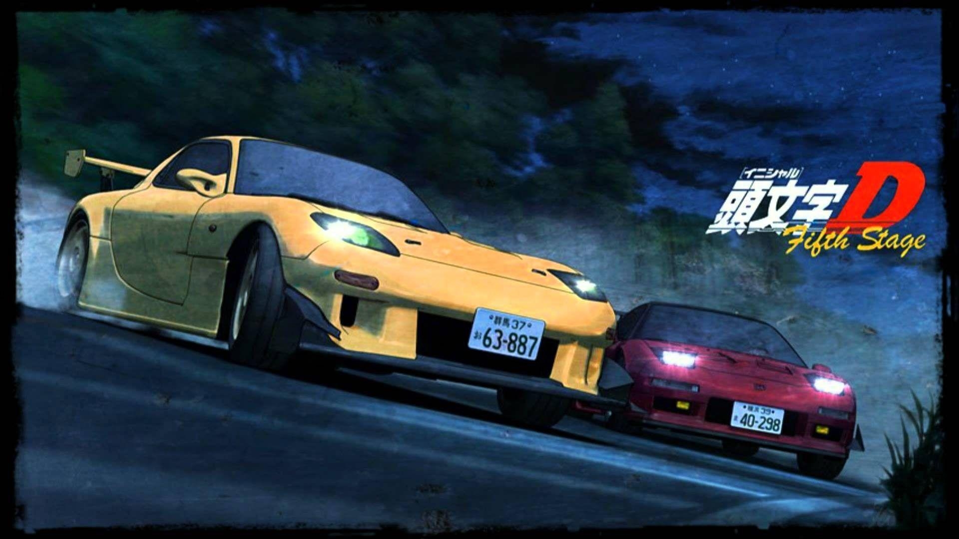 Initial D, HD, Wallpaper, Anime, Rennen, 1920x1080 Full HD Desktop