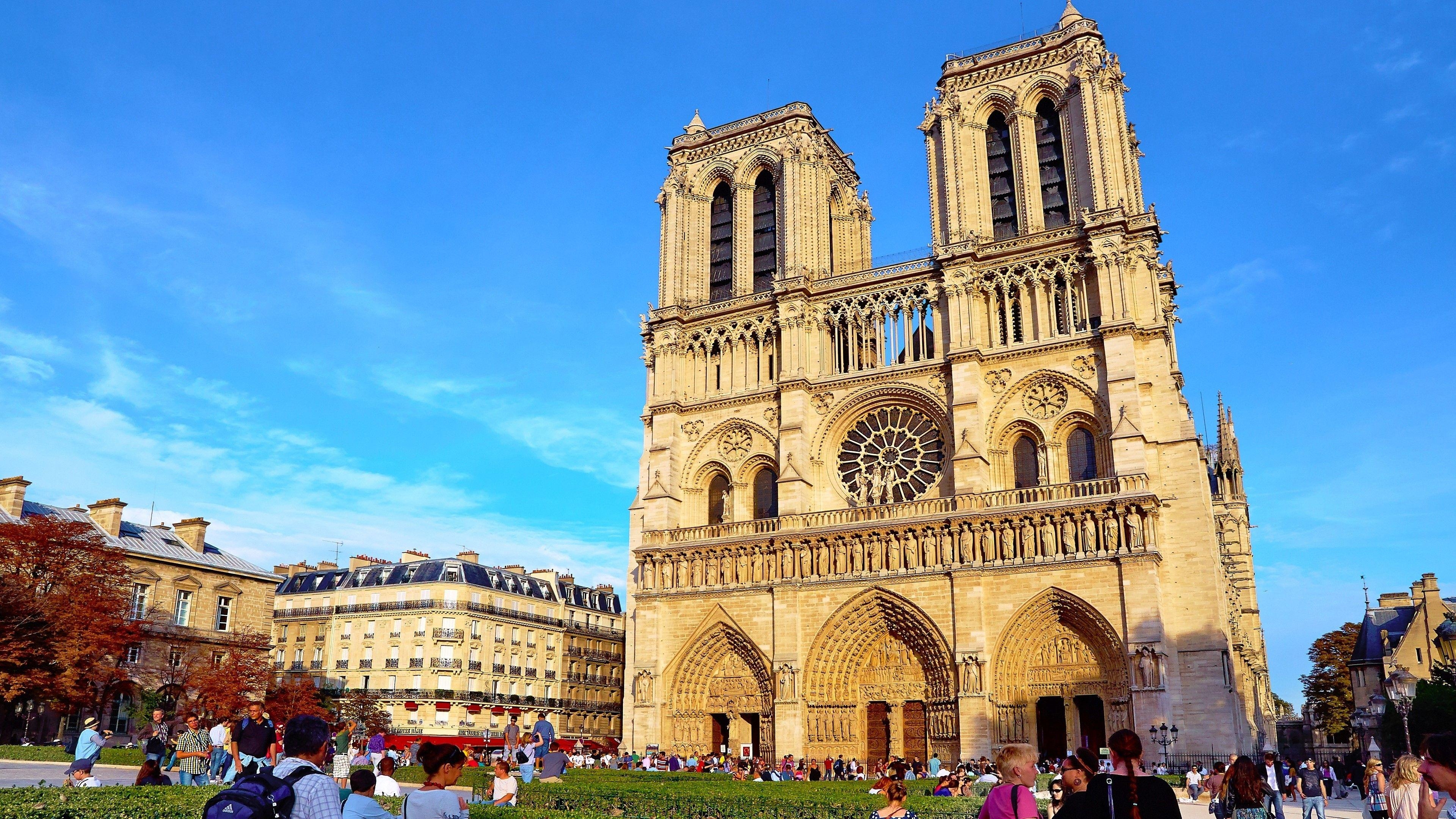 Notre Dame, Kathedrale, Paris, 4K, Frankreich, 3840x2160 4K Desktop