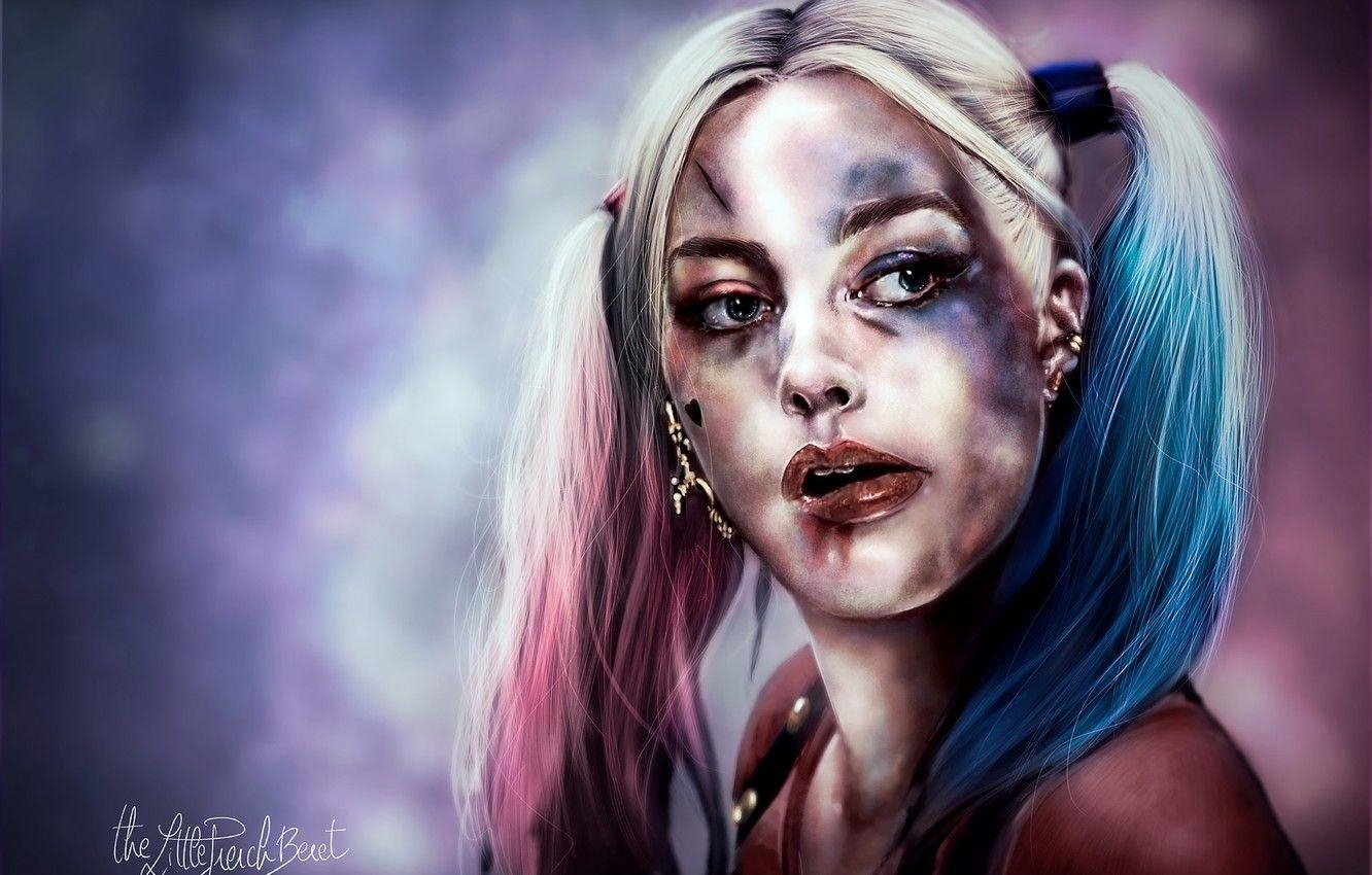 Harley Quinn, Margot Robbie, Comicbuchheldin, DC, Joker, 1340x850 HD Desktop