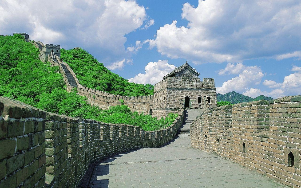 Große Mauer, China, Kreative Bilder, HD, Reise, 1280x800 HD Desktop