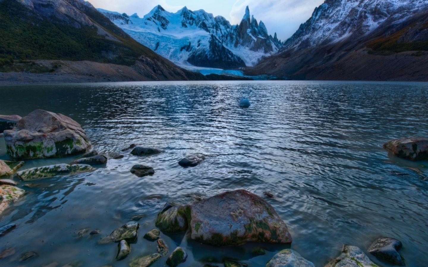 Cold Mountain, See, Argentinien, Landschaft, Mac, 1440x900 HD Desktop