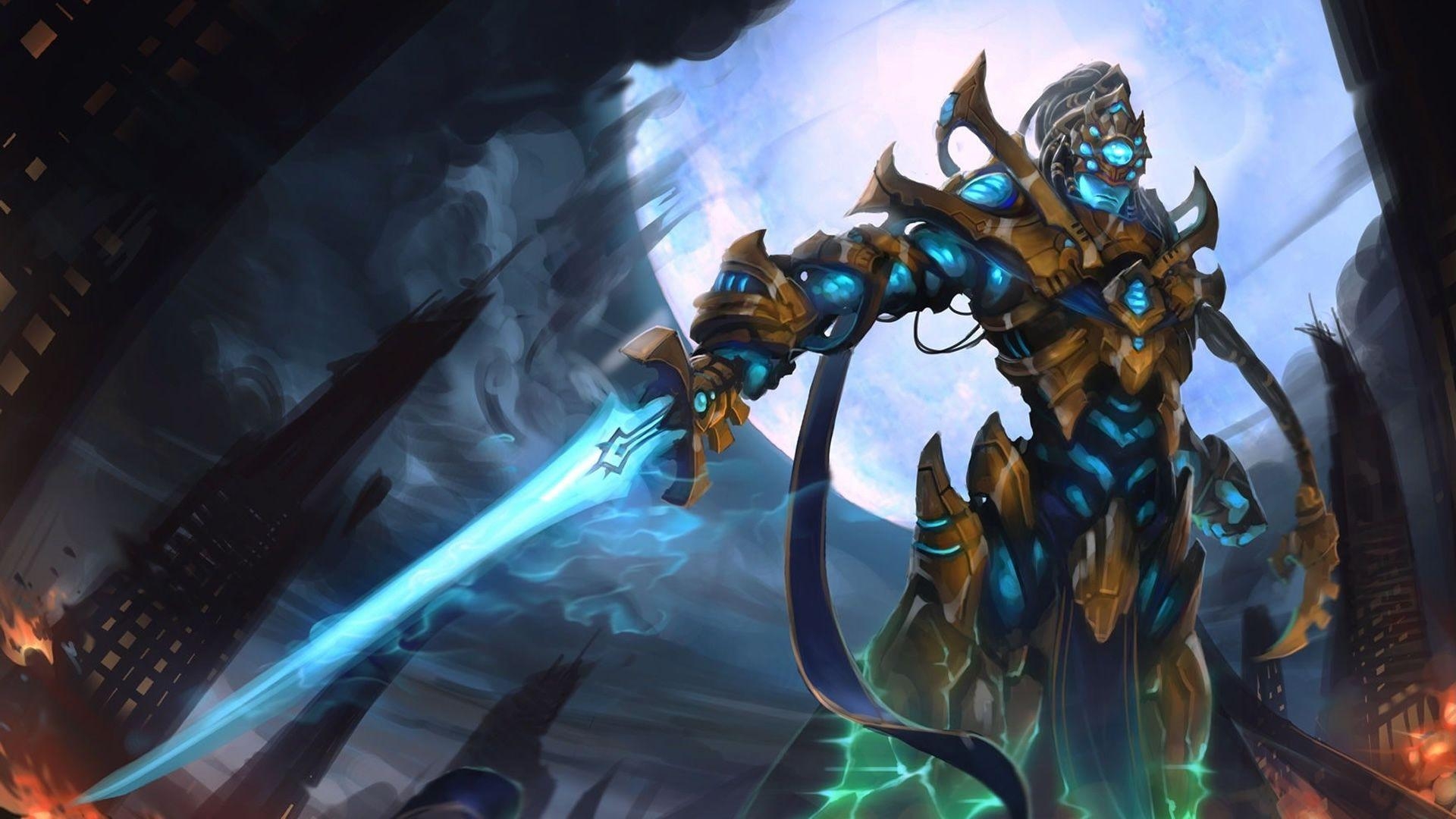 Master Yi, Pulsefire, Fanart, LoL, Gaming, 1920x1080 Full HD Desktop