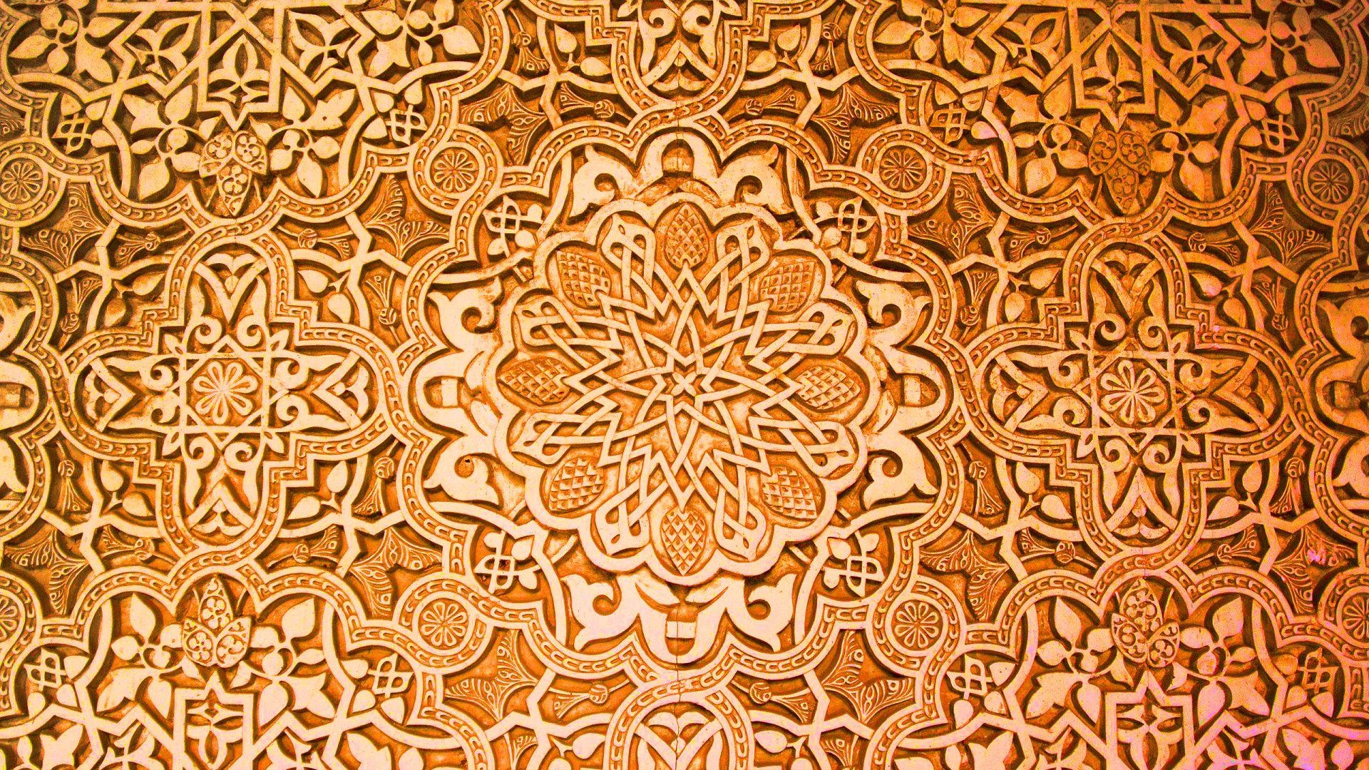 Alhambra, 21x1080, Architektur, Grafiken, Spanien, 1920x1080 Full HD Desktop