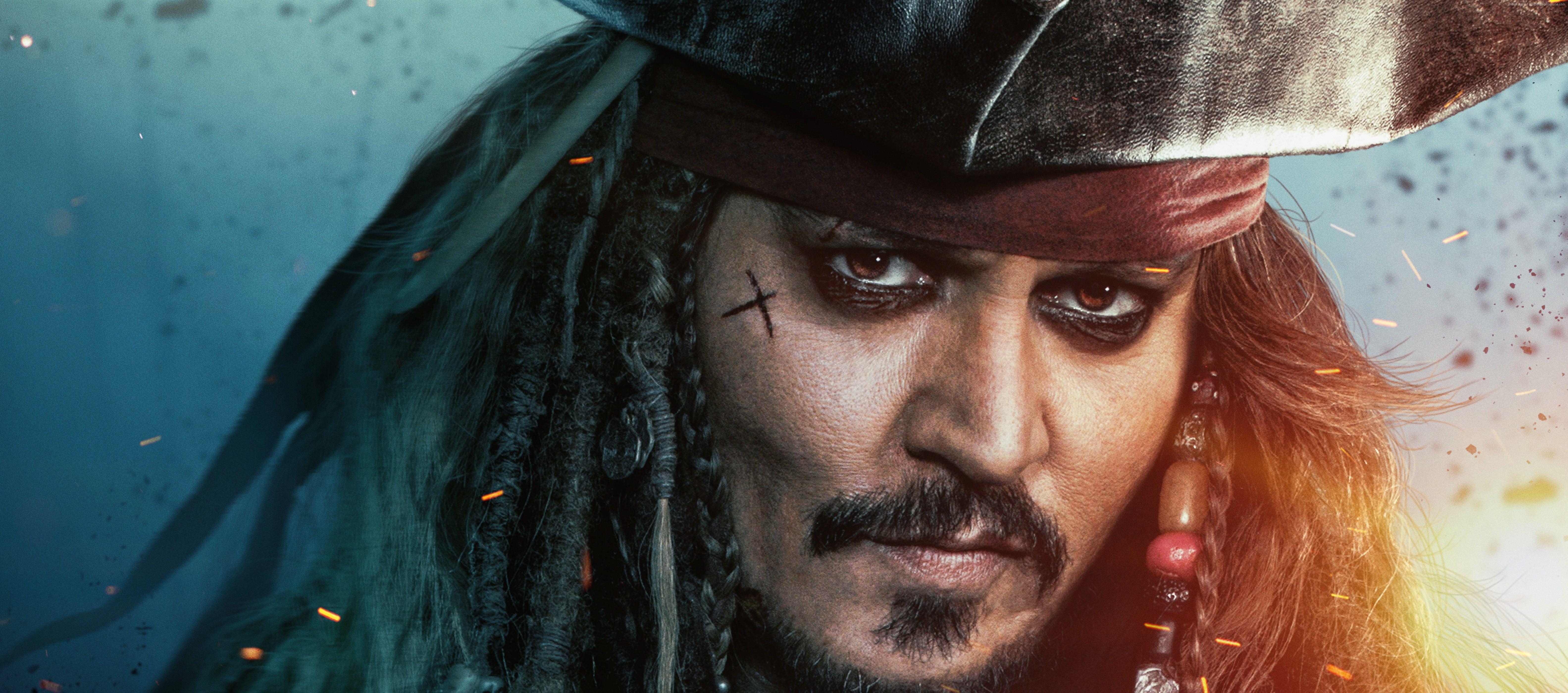 Jack Sparrow, HD, Abenteuer, Piraten, Johnny Depp, 6340x2800 4K Desktop