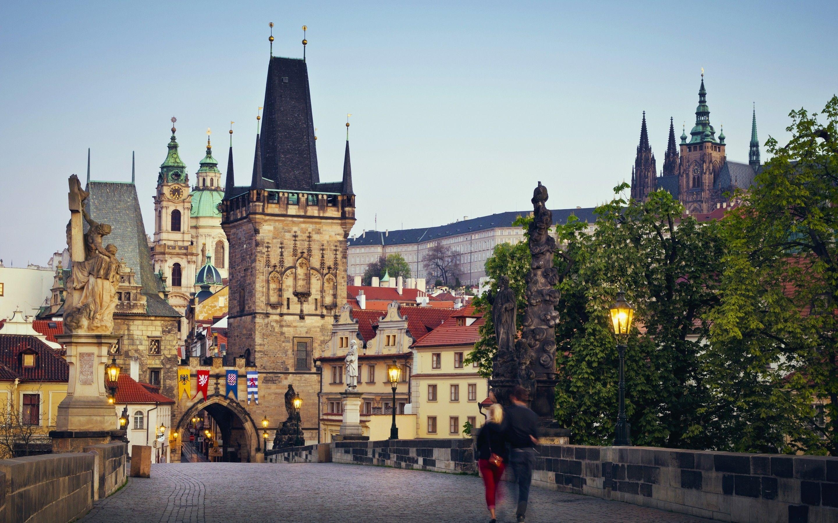 Karlsbrücke, Prag, Natur, Landschaft, Reisen, 2880x1800 HD Desktop