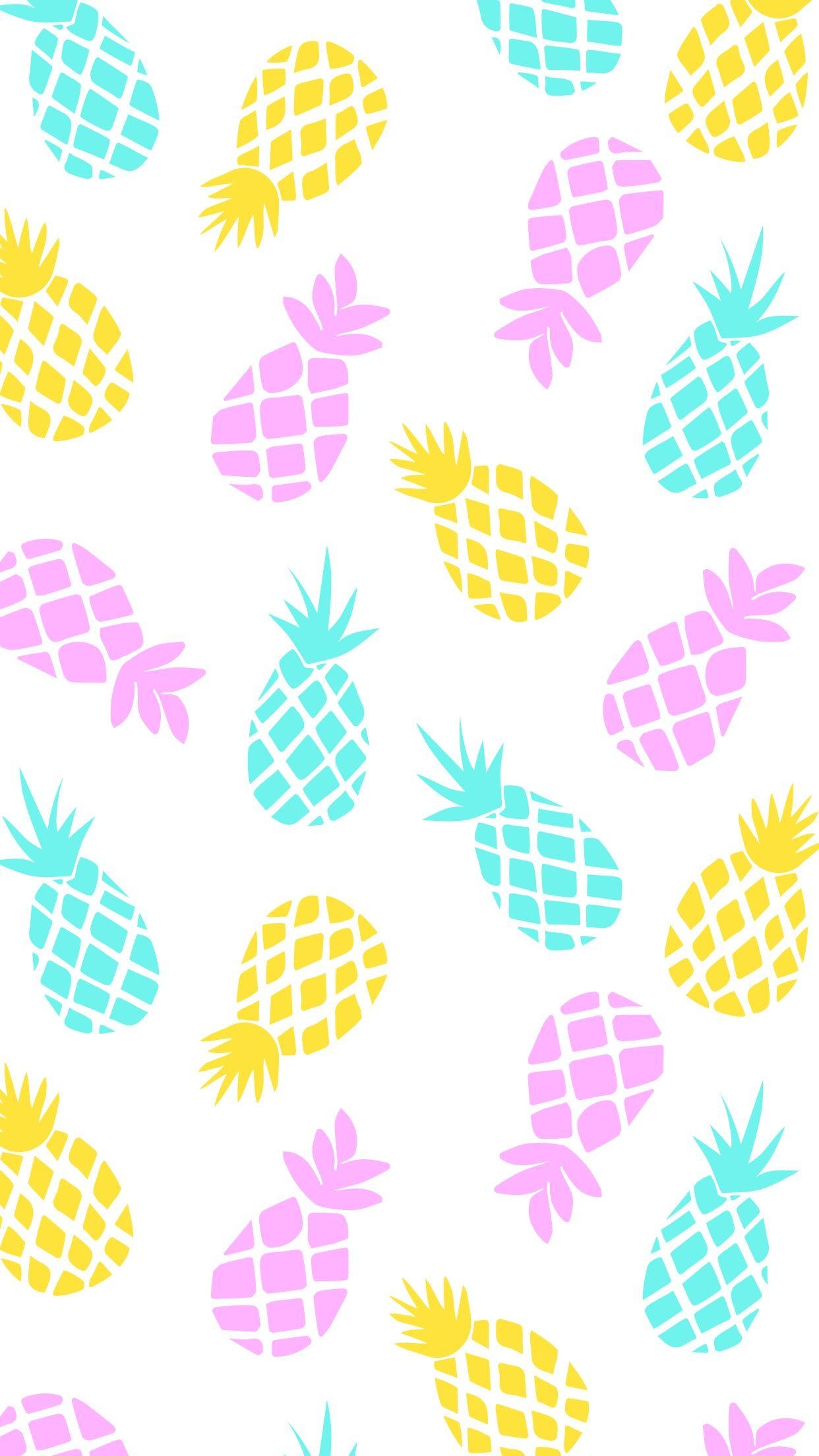 Ananas, Muster, Dekoration, Tropen, Frucht, 1250x2210 HD Handy