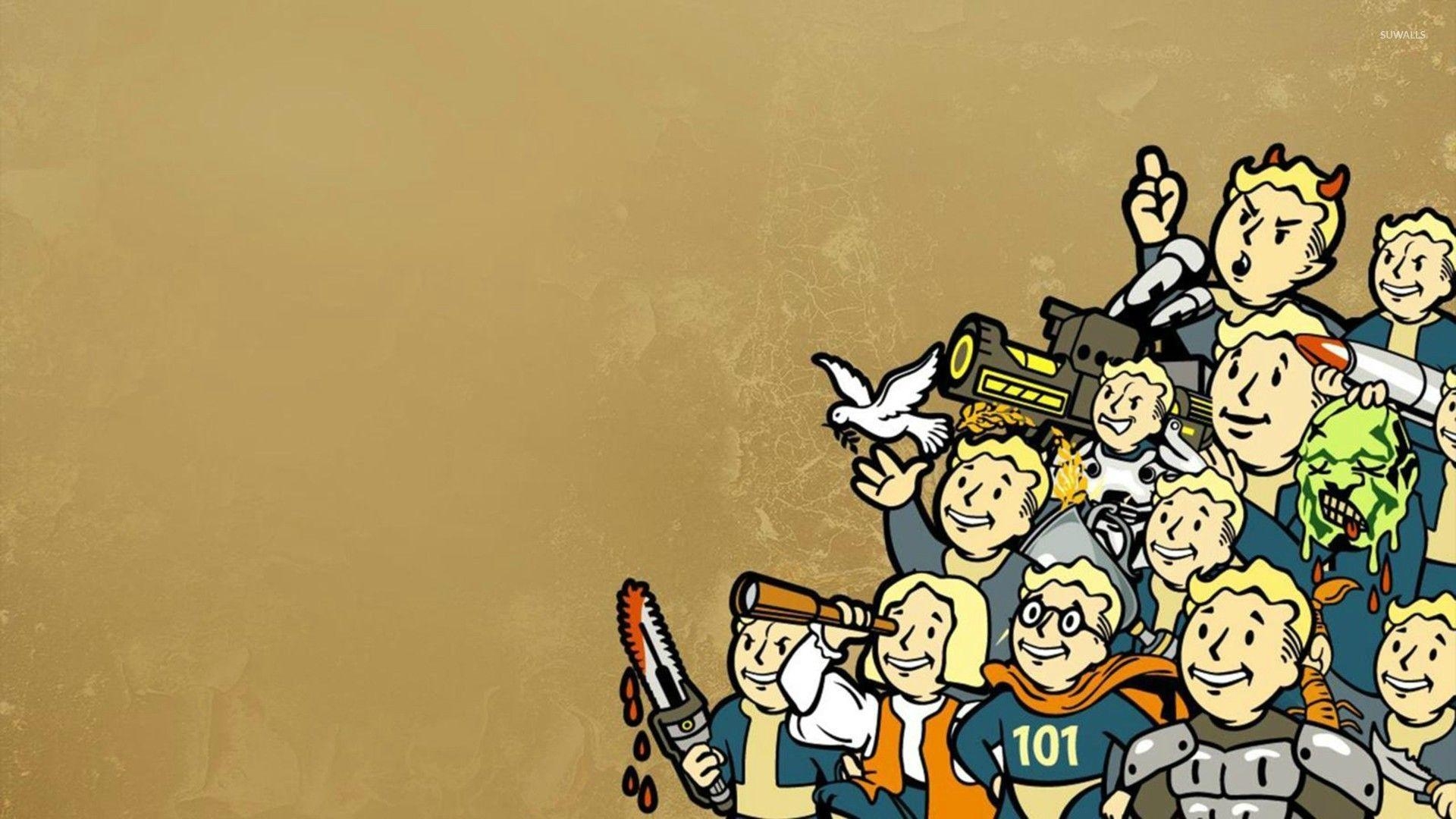 Vault Boy, Wandbild, Gaming, Fallout, Figur, 1920x1080 Full HD Desktop