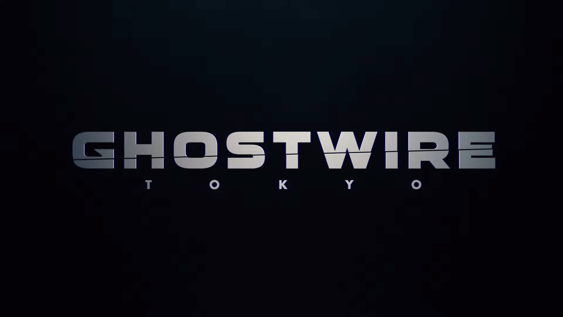 GhostWire Tokio, Logo, Hintergrund, Tokyo, Gaming, 1920x1080 Full HD Desktop