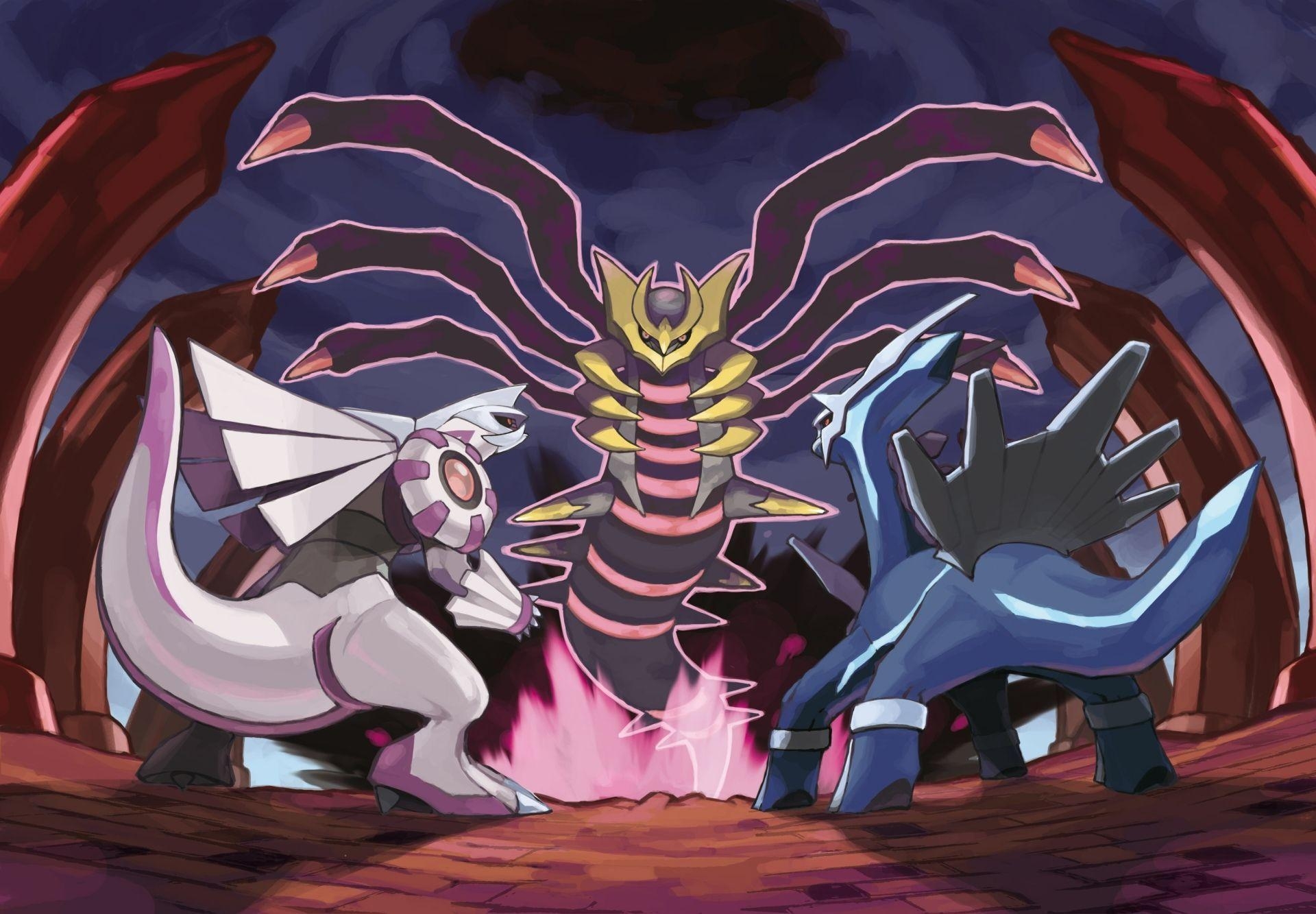 Anime, Pokémon, Palkia, Dialga, Giratina, 1920x1340 HD Desktop