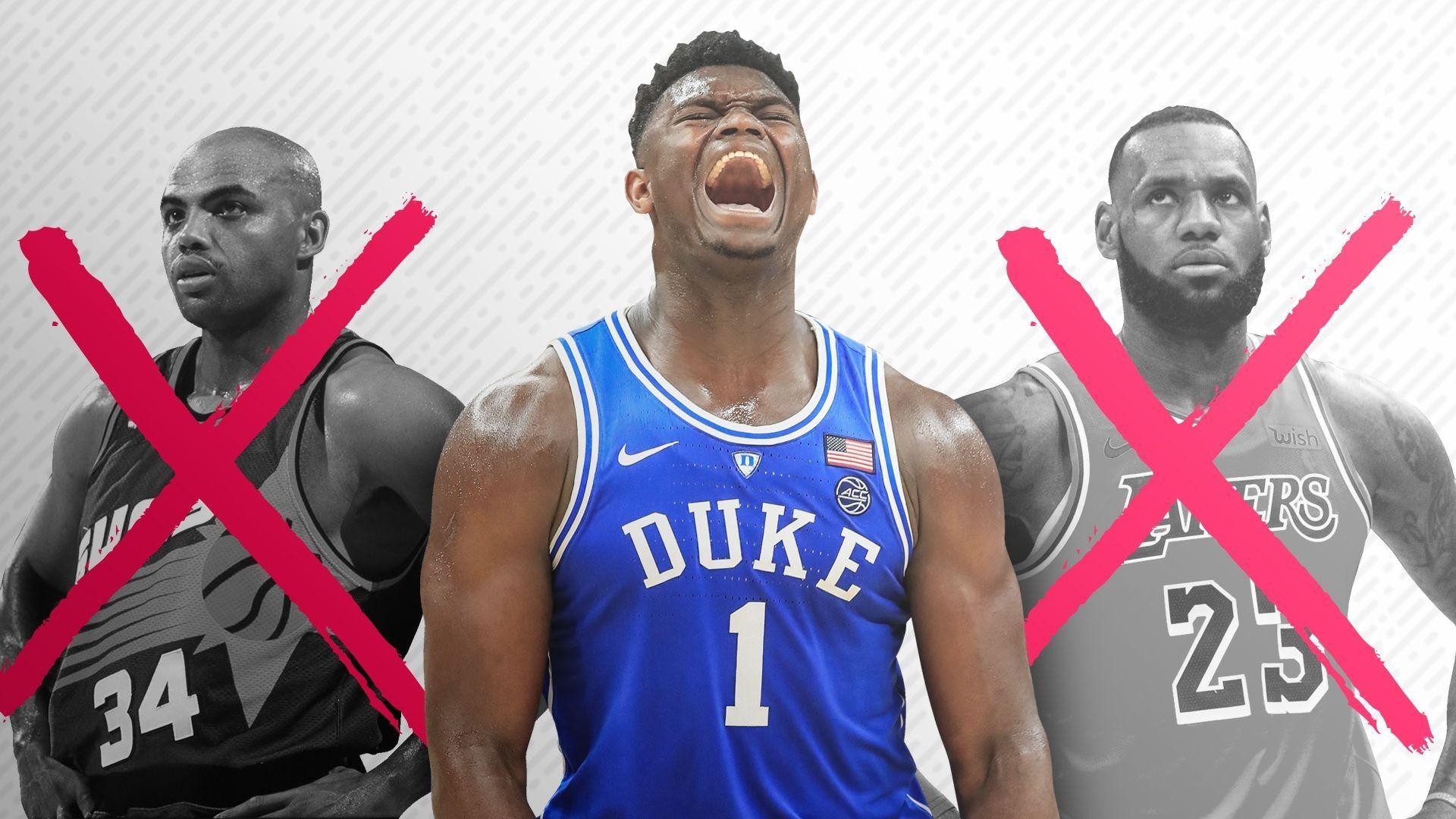 Zion Williamson, Vergleiche, einzigartig, Basketball, Duke, 1920x1080 Full HD Desktop