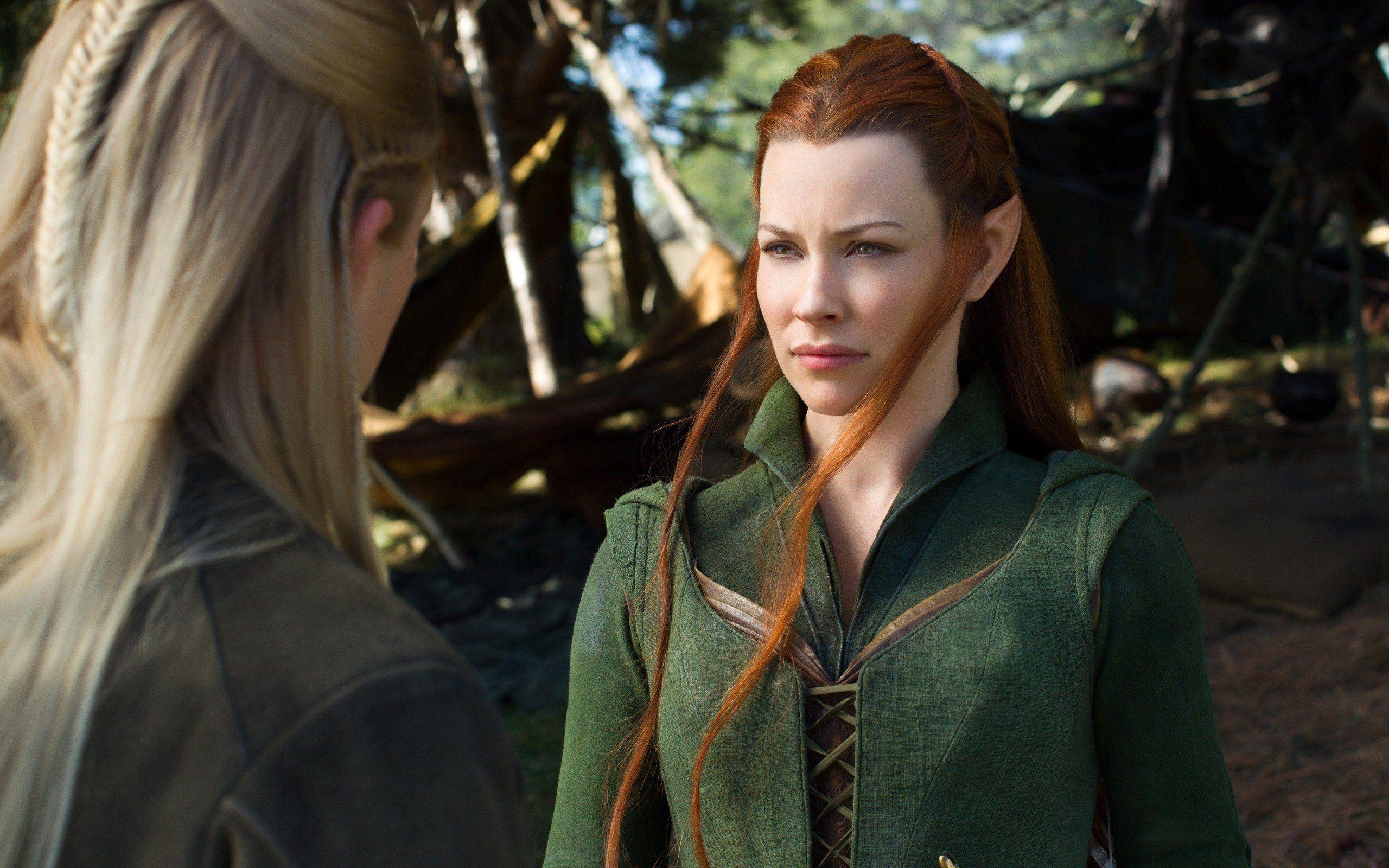 Tauriel, Rotschopf, Der Hobbit, Evangeline Lilly, Filme, 2560x1600 HD Desktop